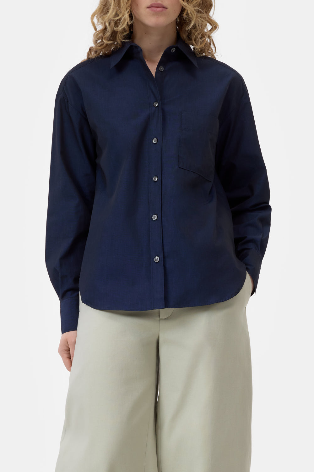 Image of Blouse dark blue