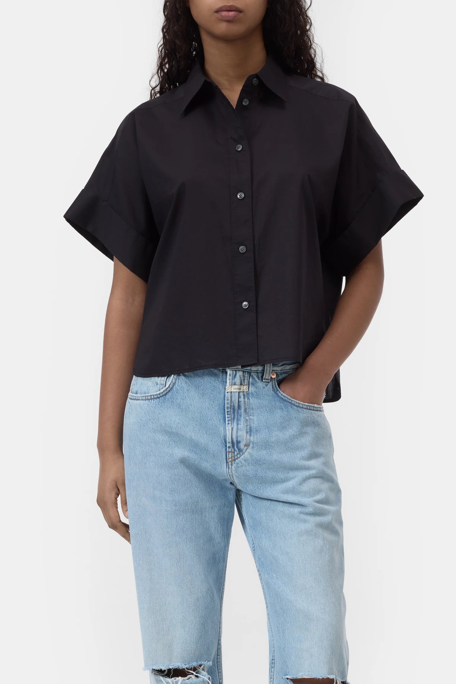 Blouse black