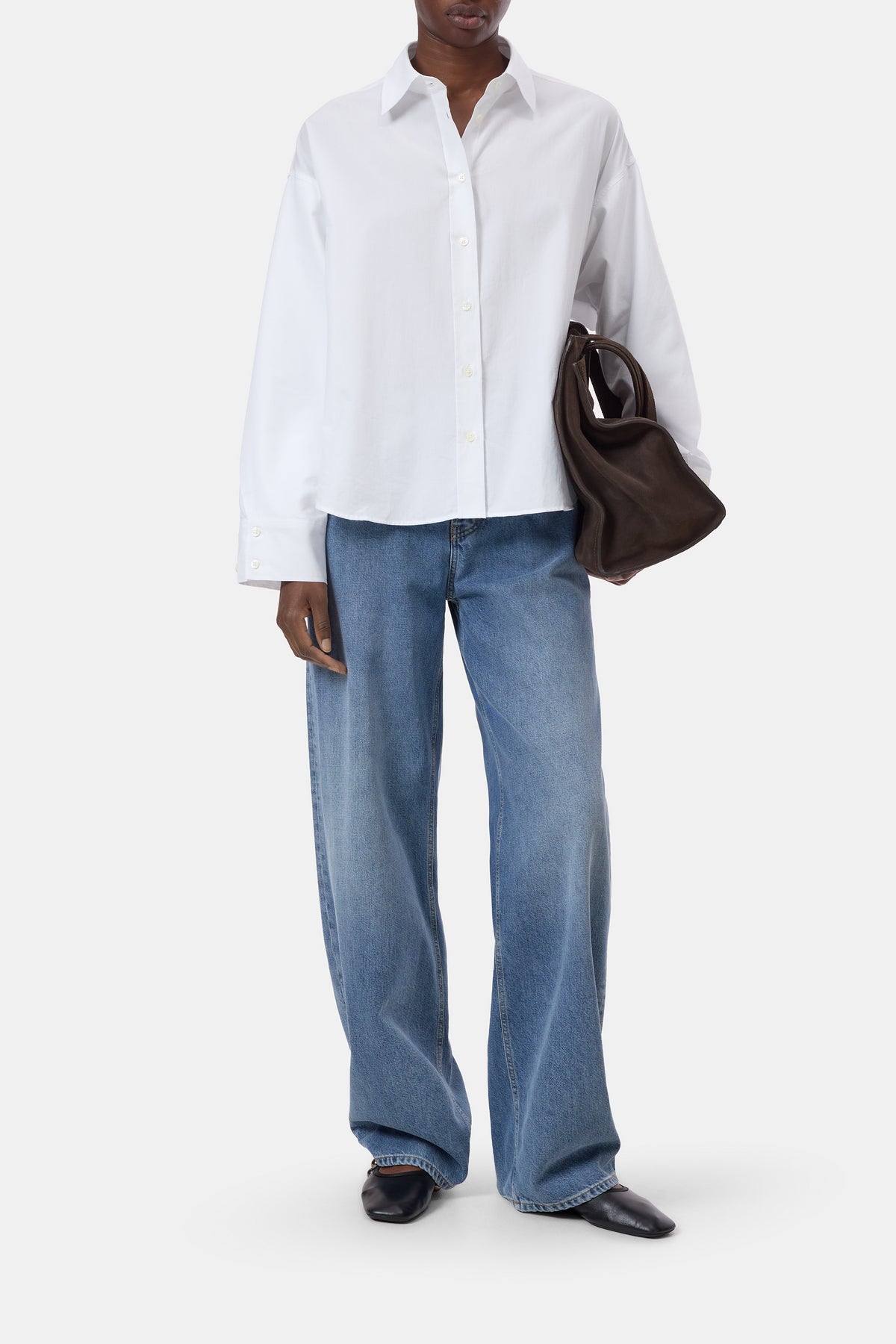 Blouse overlay detail white
