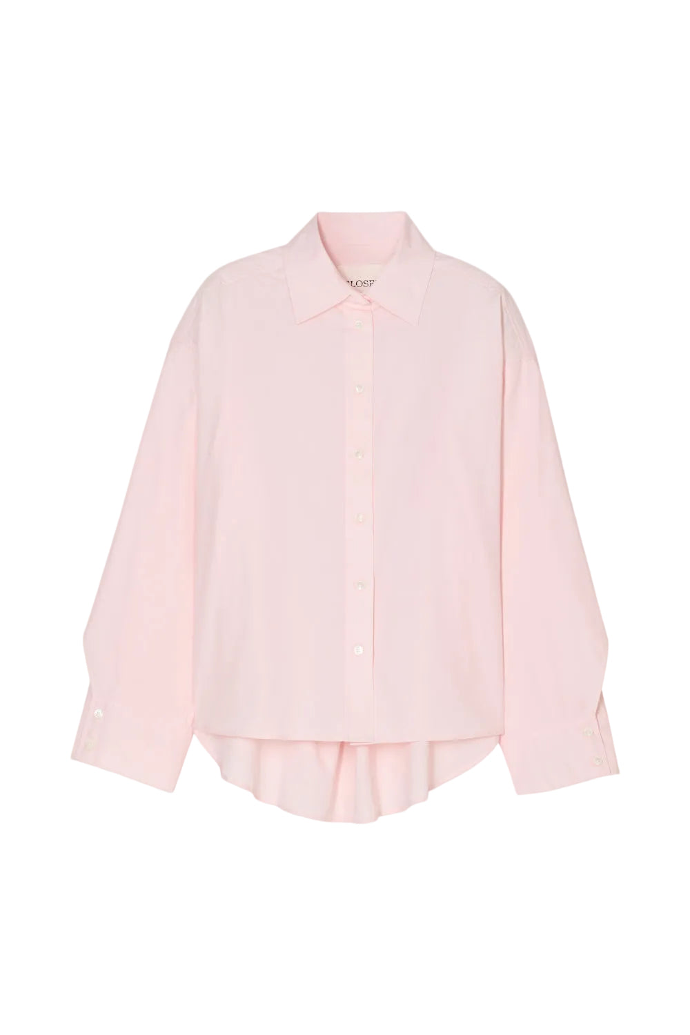 Blouse overlay detail pink