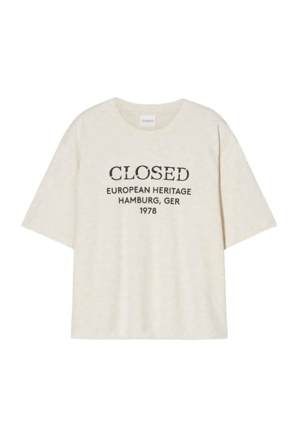 Tee relaxed melange grey