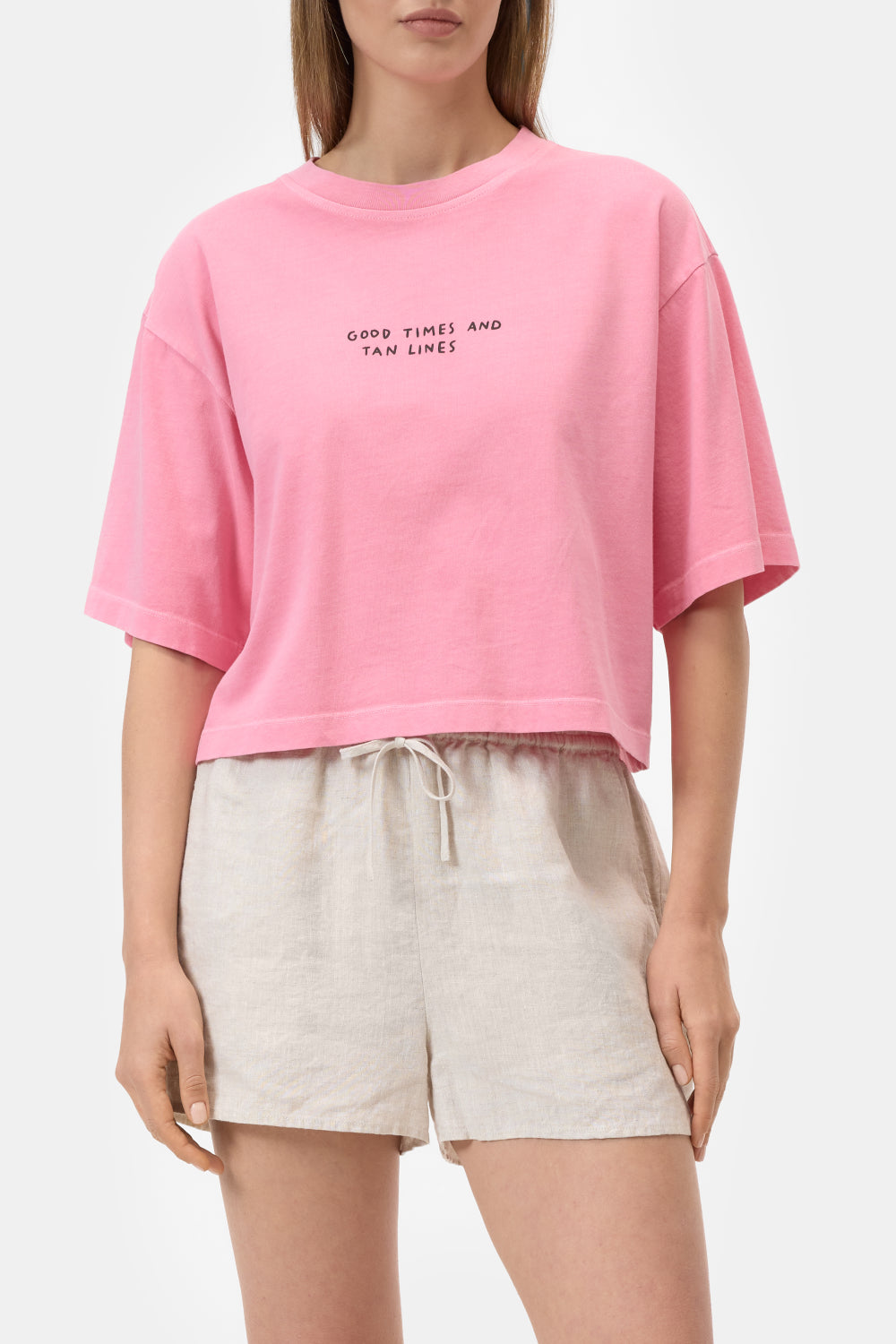 Tee peony pink