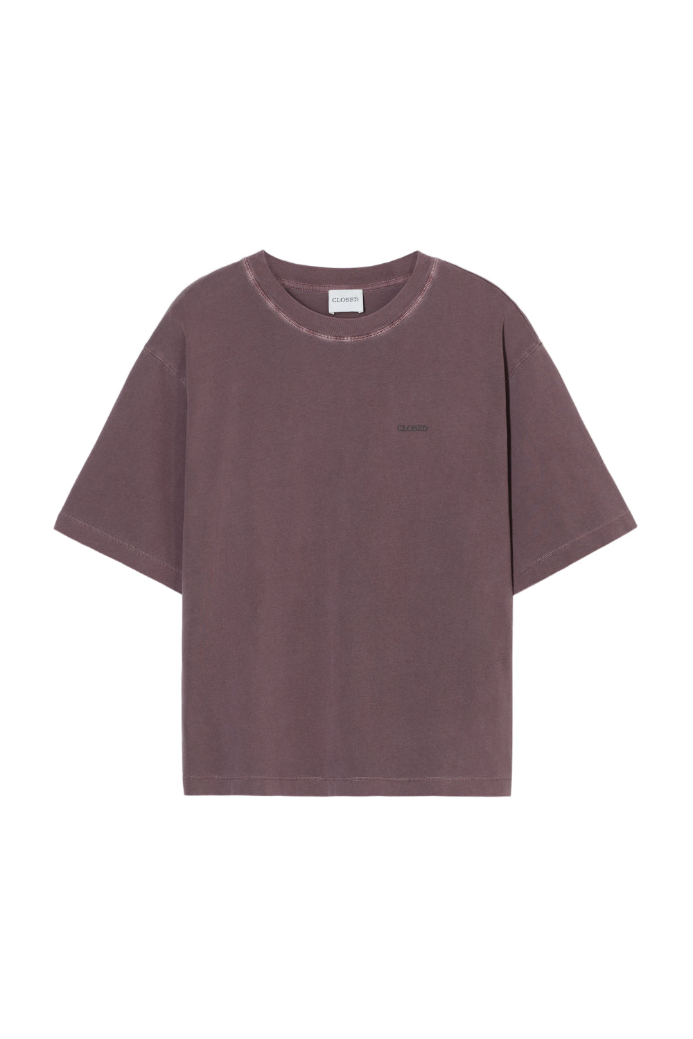 Tee logo burgundy