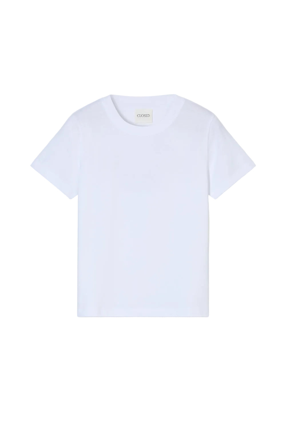 Tee white logo back
