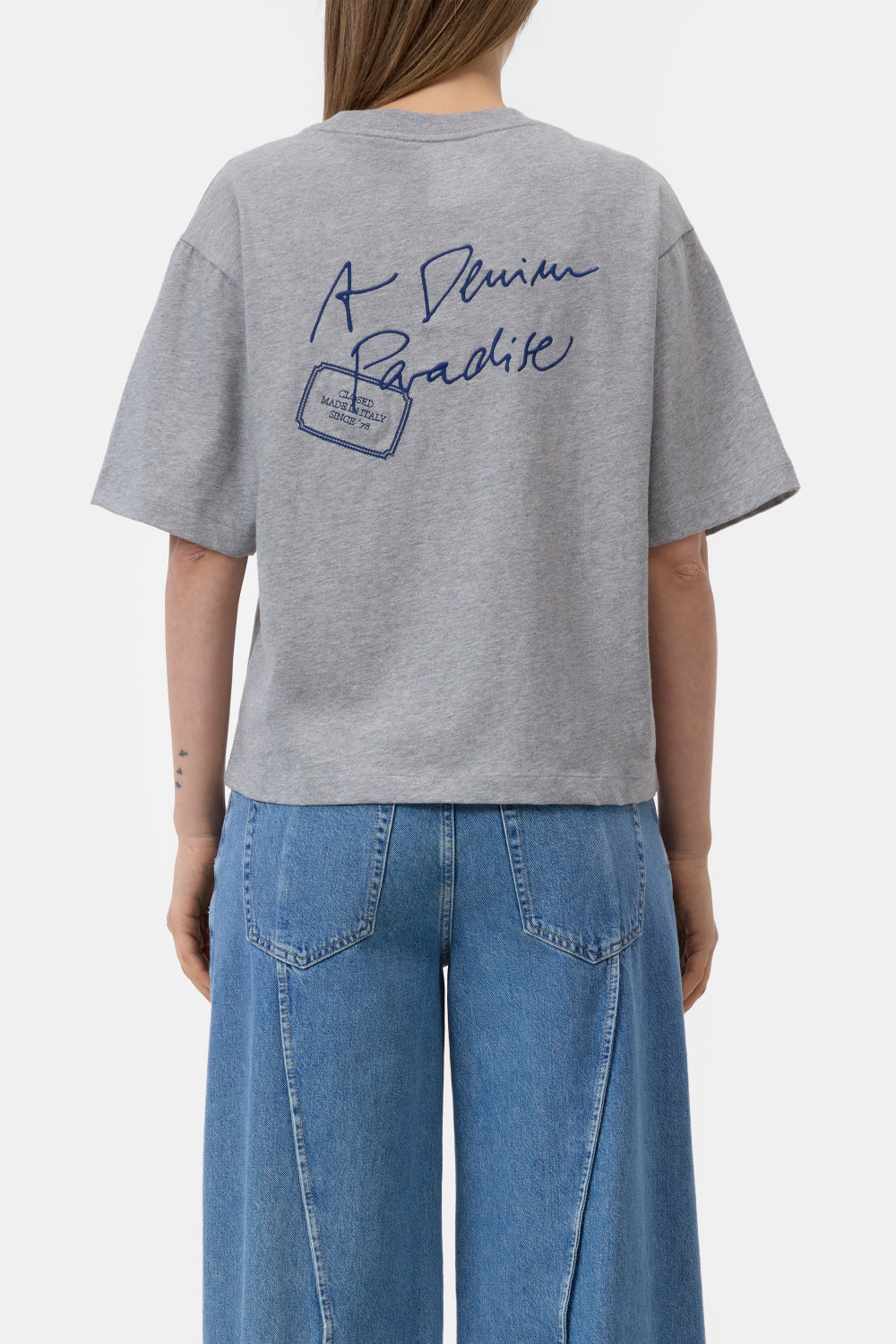 Tee light grey melange