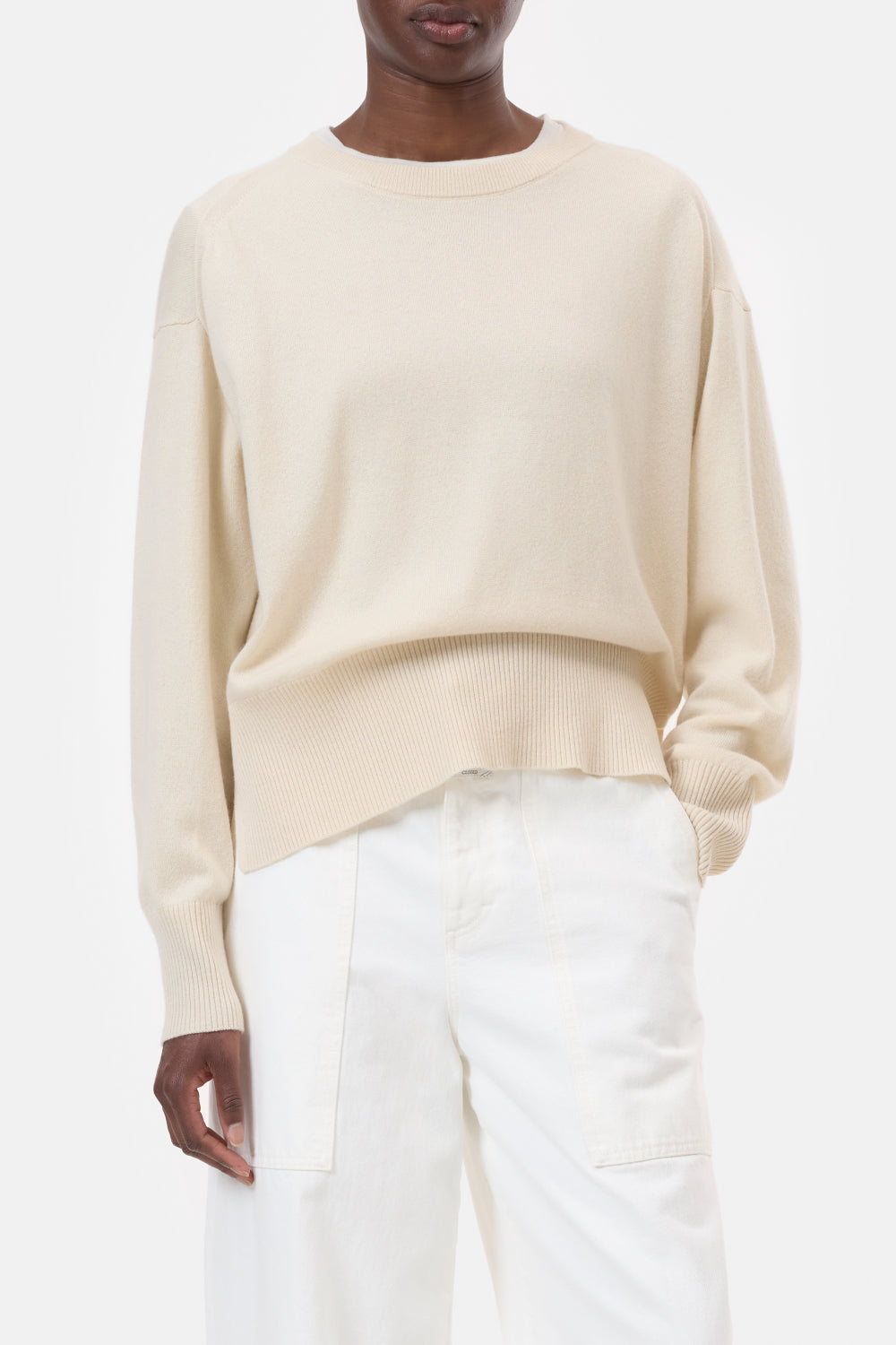 Knit cashmere shetland