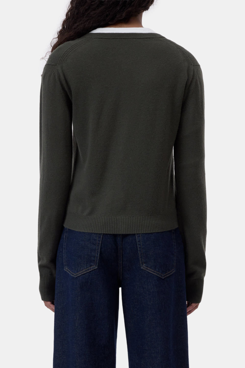 Cardigan juniper green