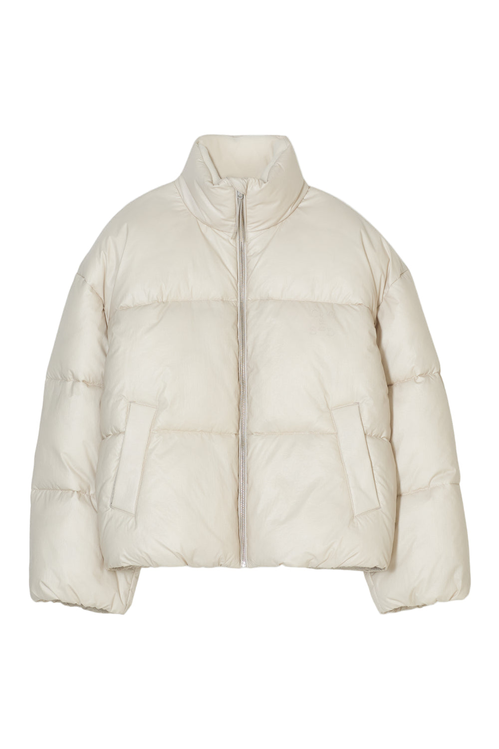 Jacket puffer beige