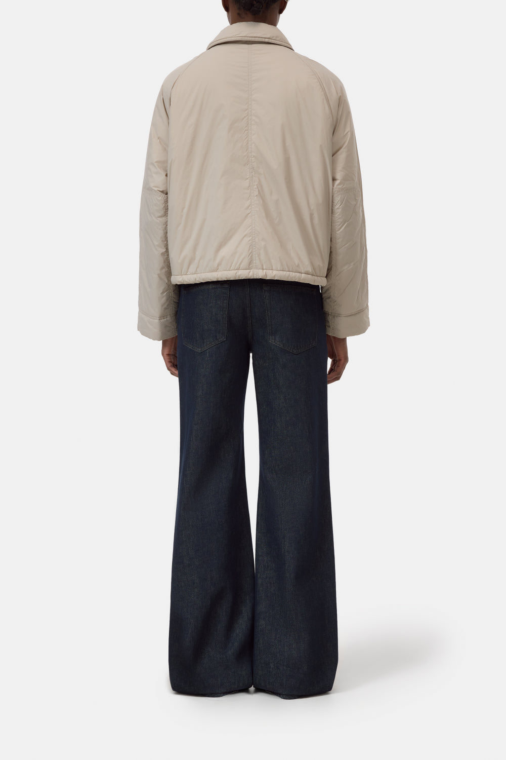 Jacket blouson clay beige