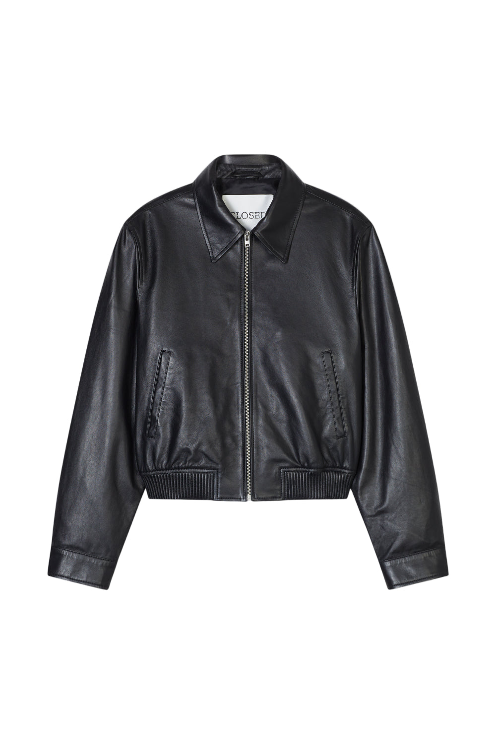 Jacket leather black