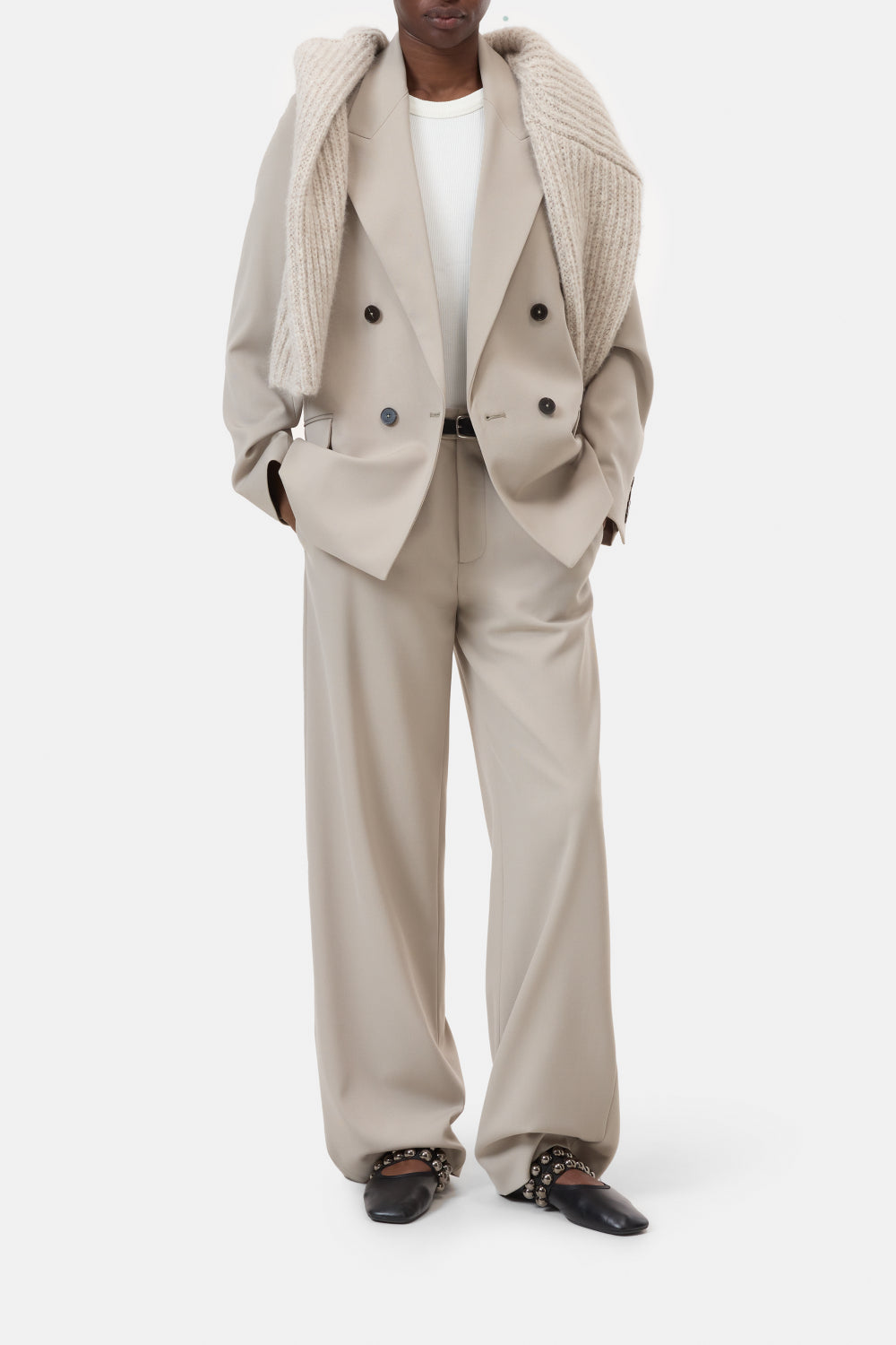 Blazer double silt grey