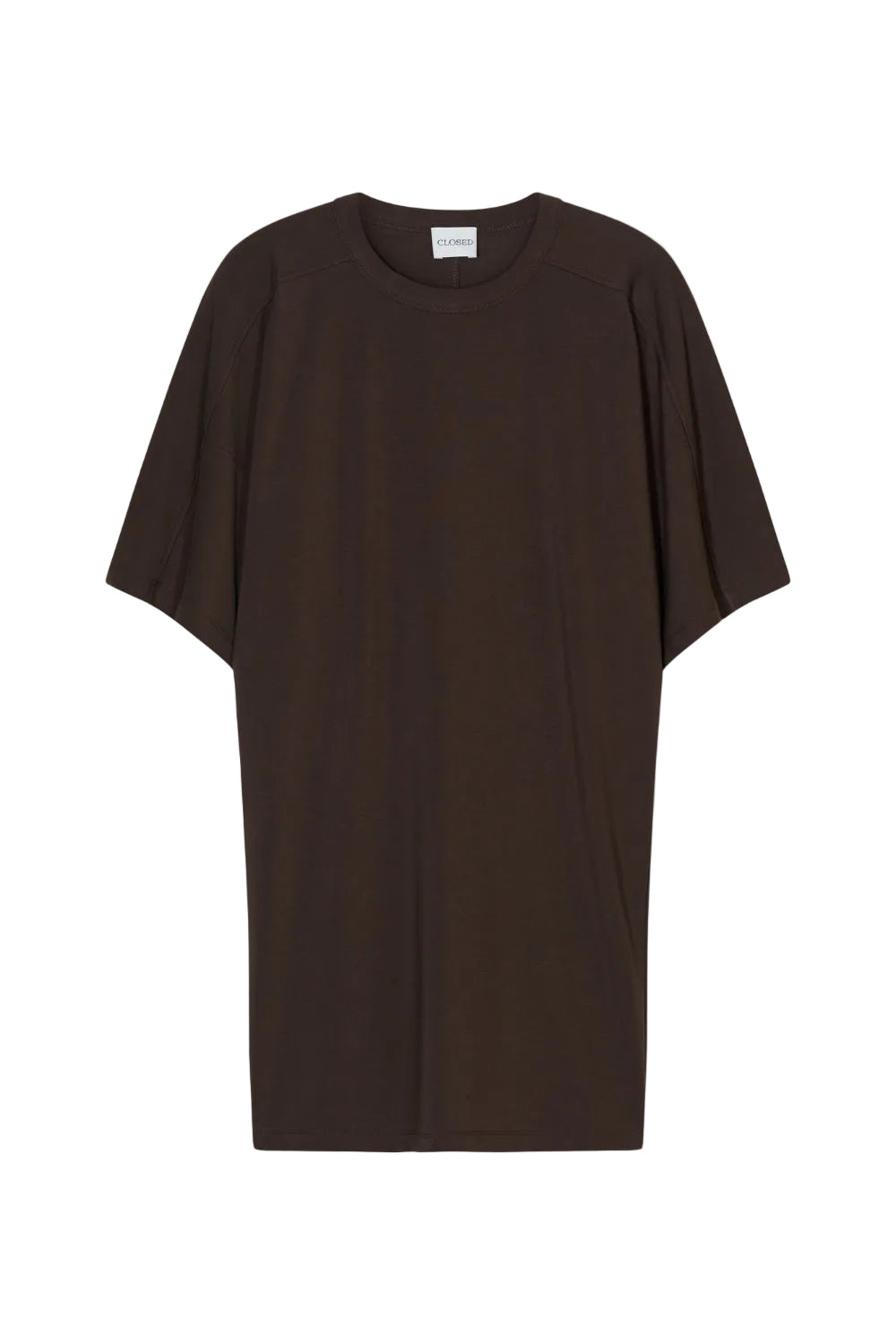 Dress deep yoke brown