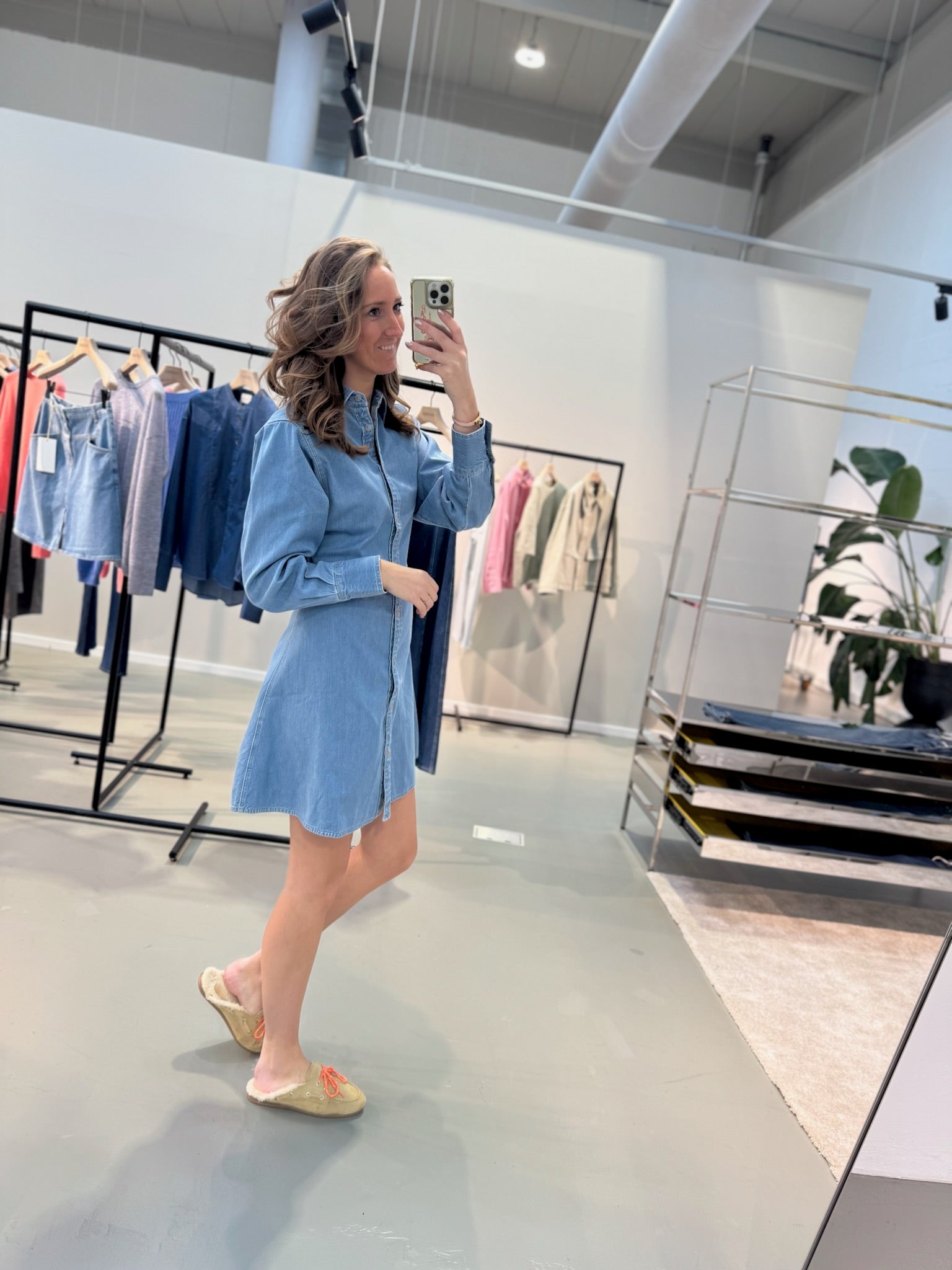 Dress denim light blue