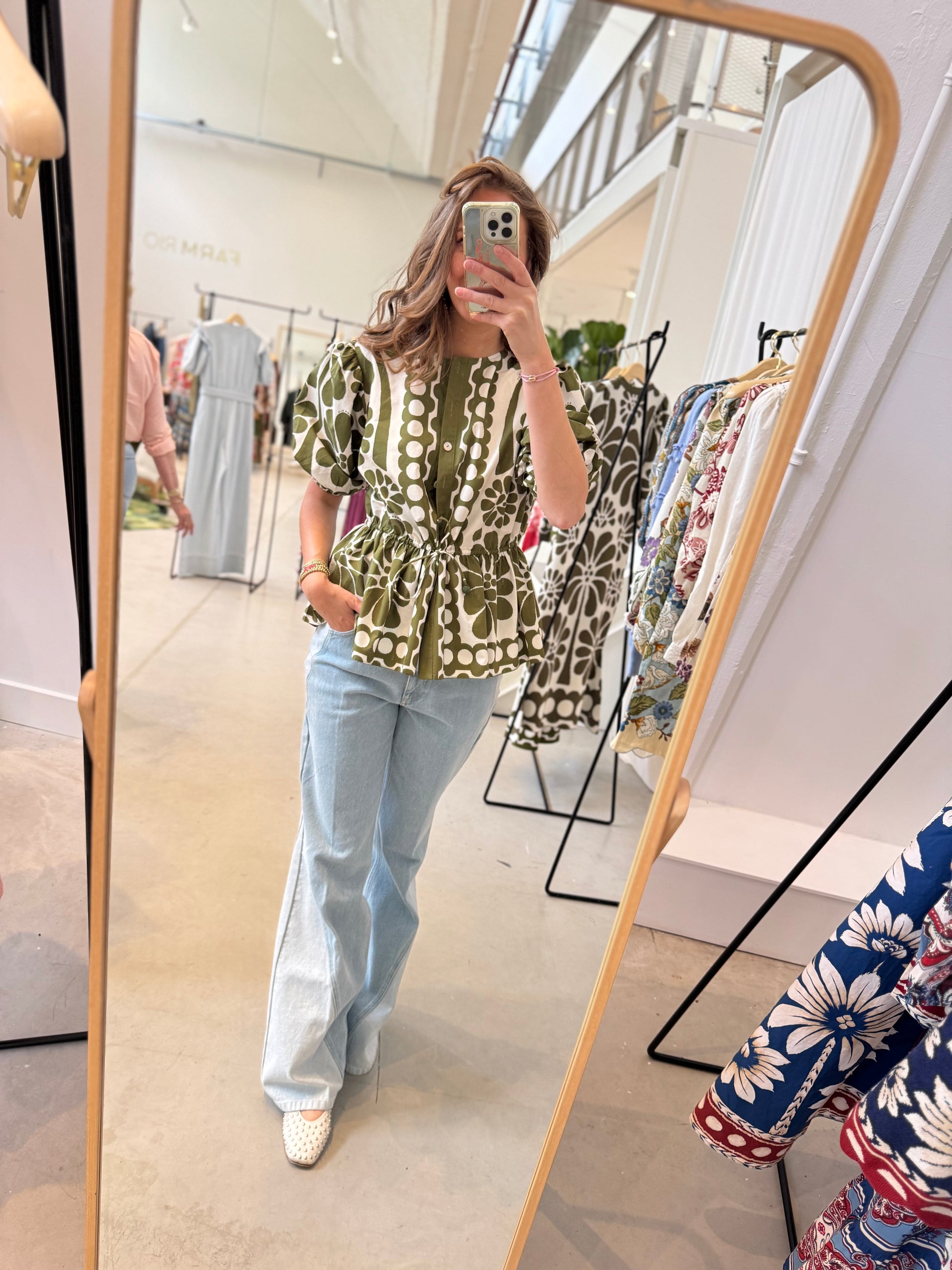 Blouse Palermo green