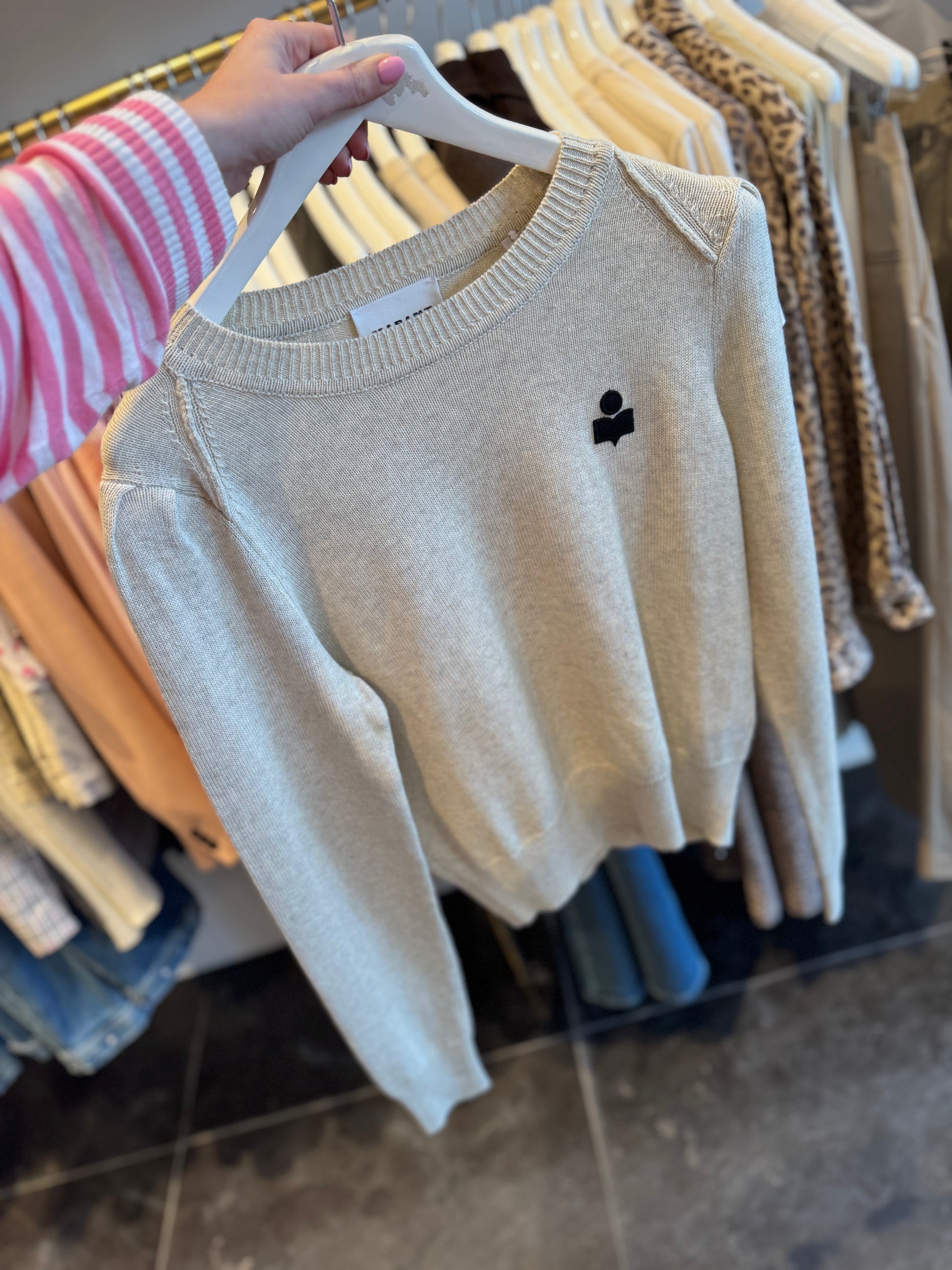 Knit Abelle light grey