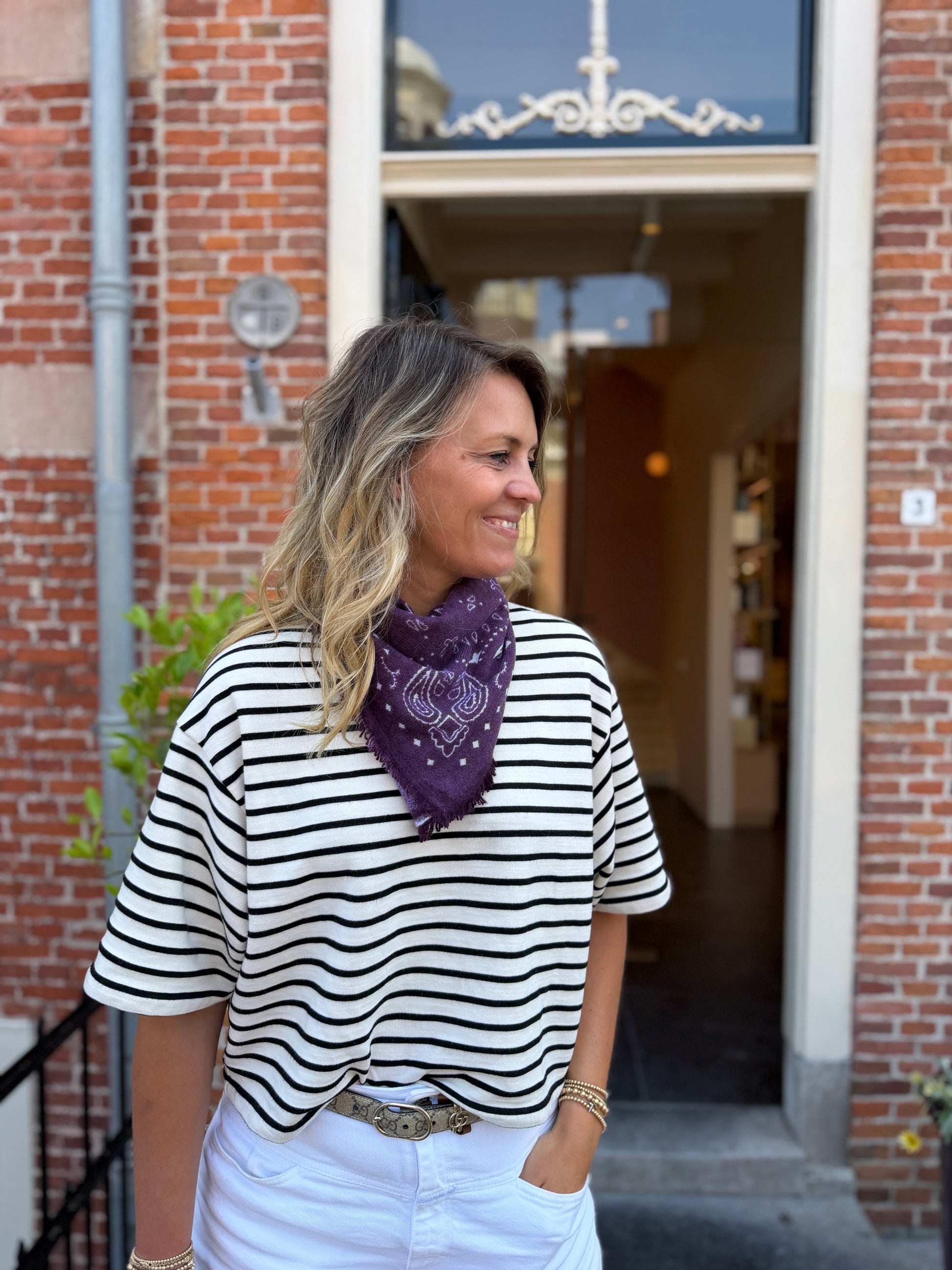 Bandana cashmere merlot