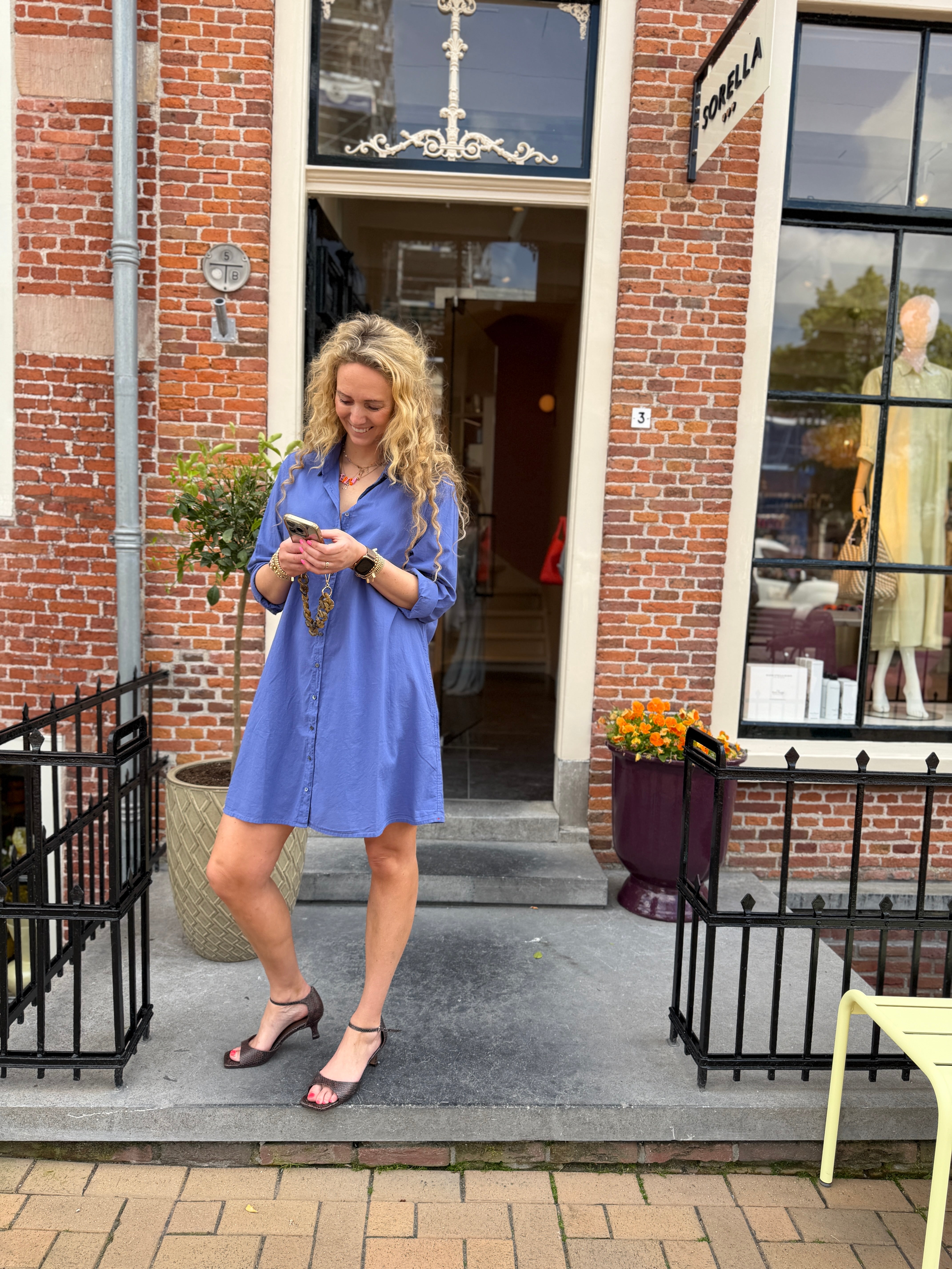 Image of Dress Bobby star blue