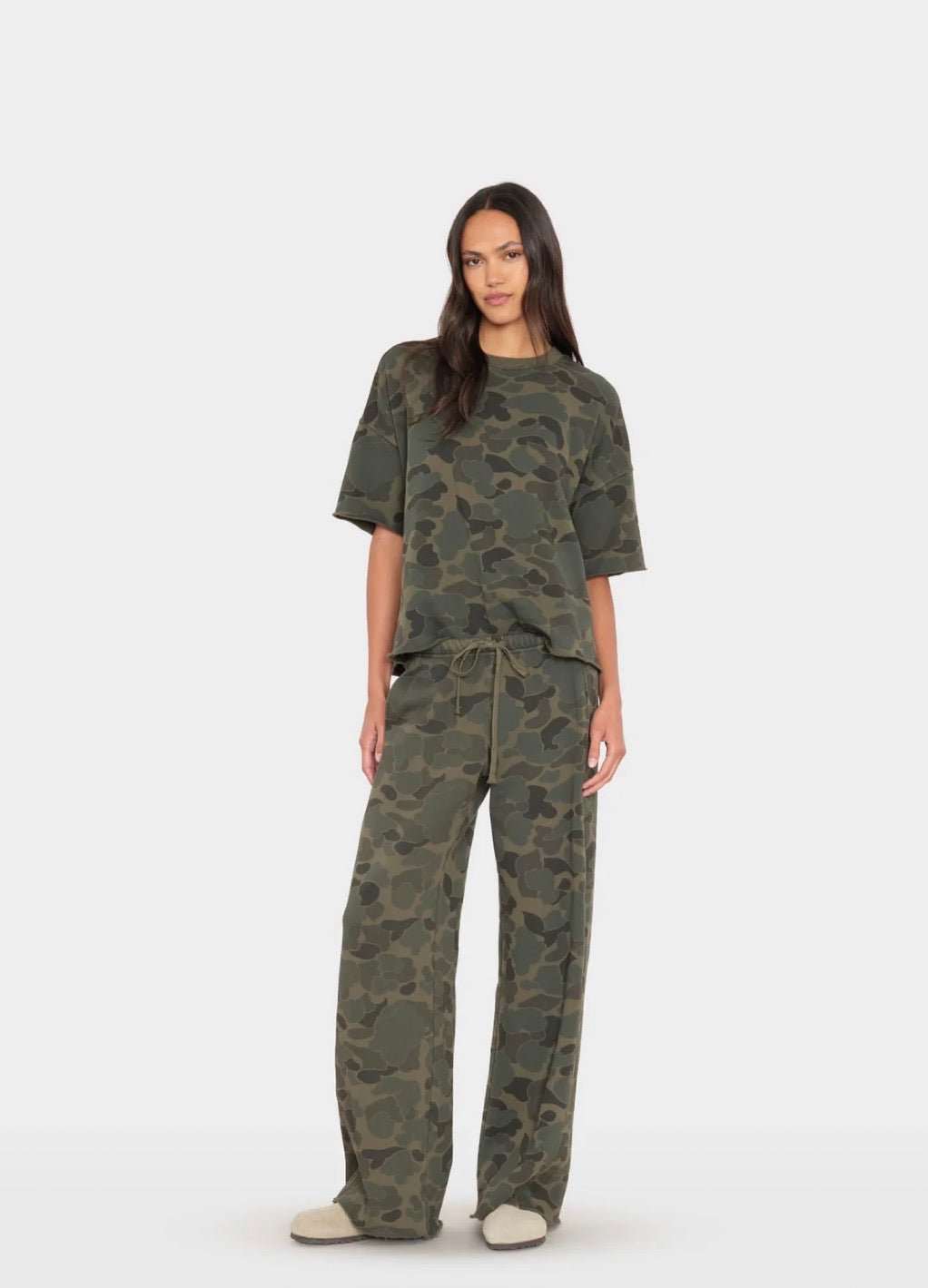 Pants Renze camo sage