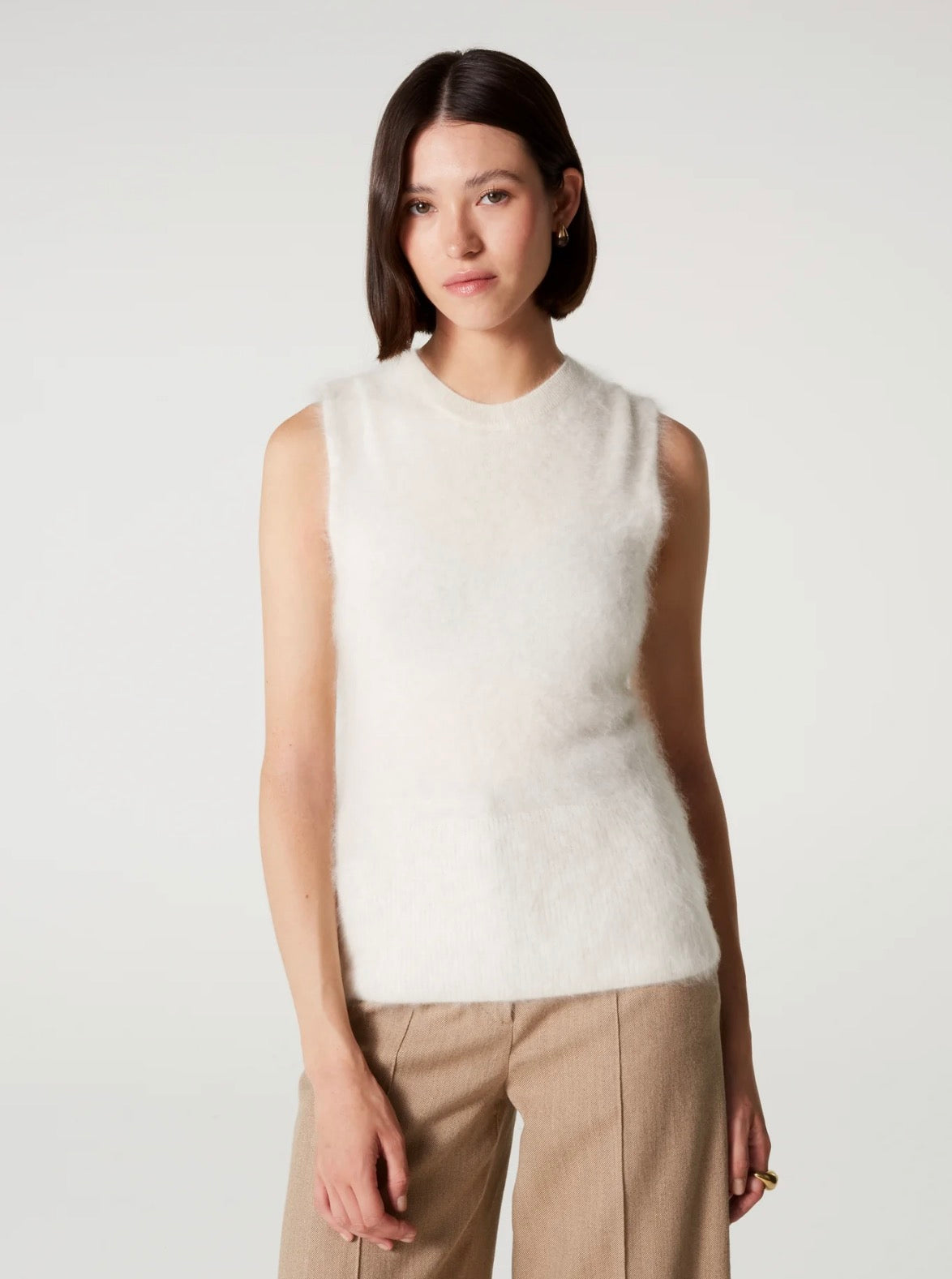 Top Madeleine brush cashmere cream