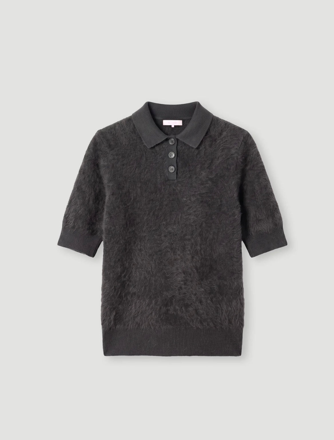 Knit Margot brush cashmere dark grey