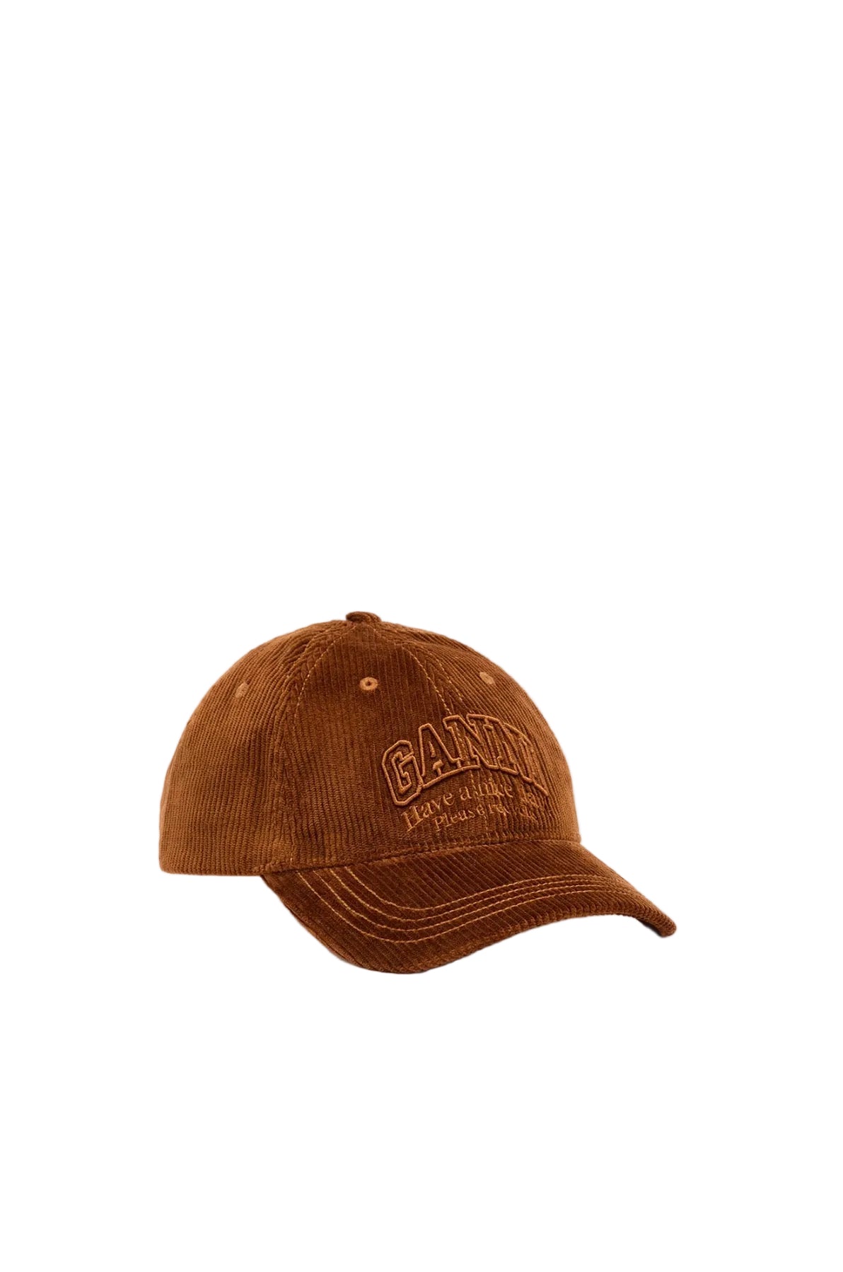 Image of Cap corduroy tortoise shell