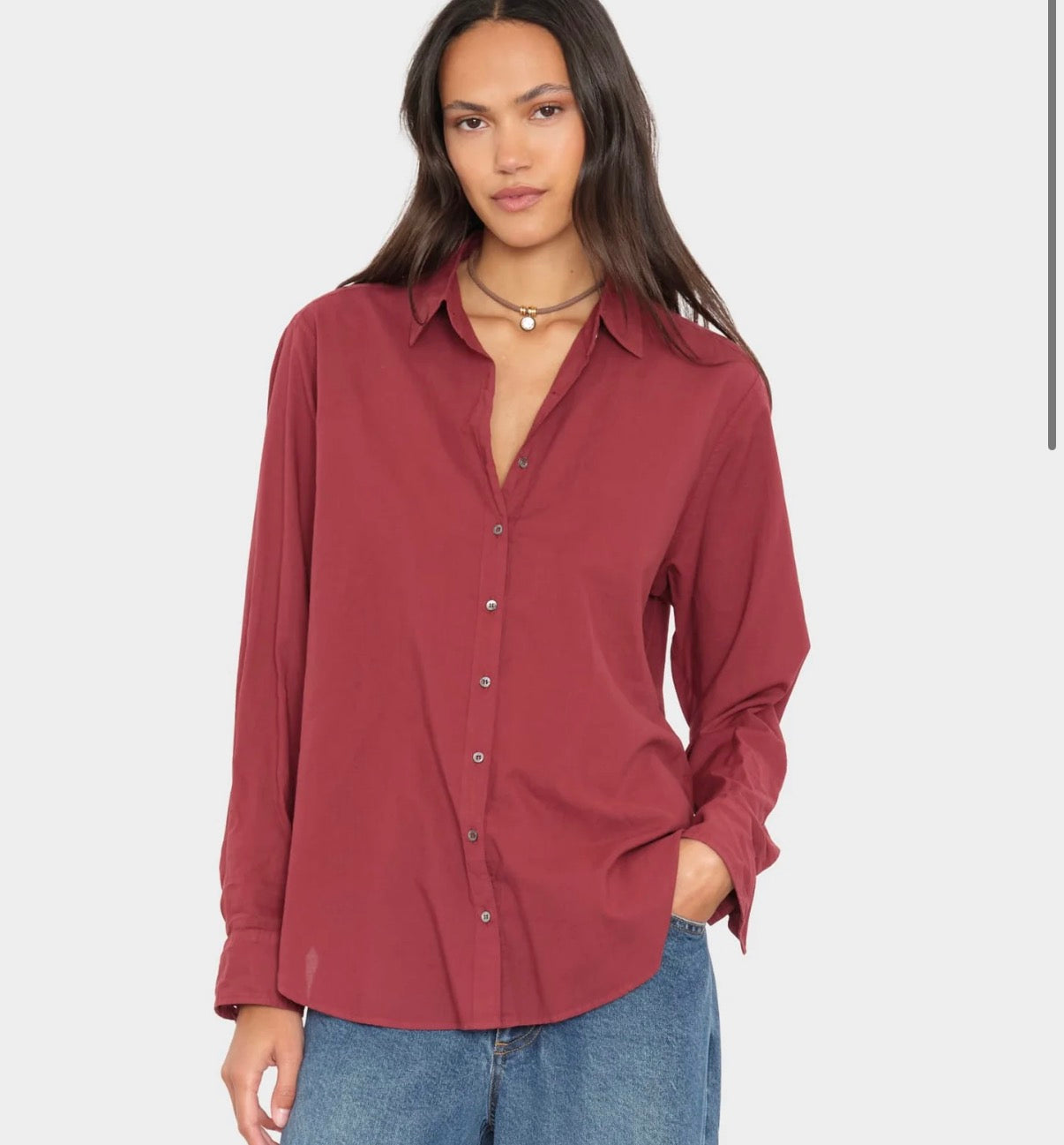 Blouse Beau bordeaux