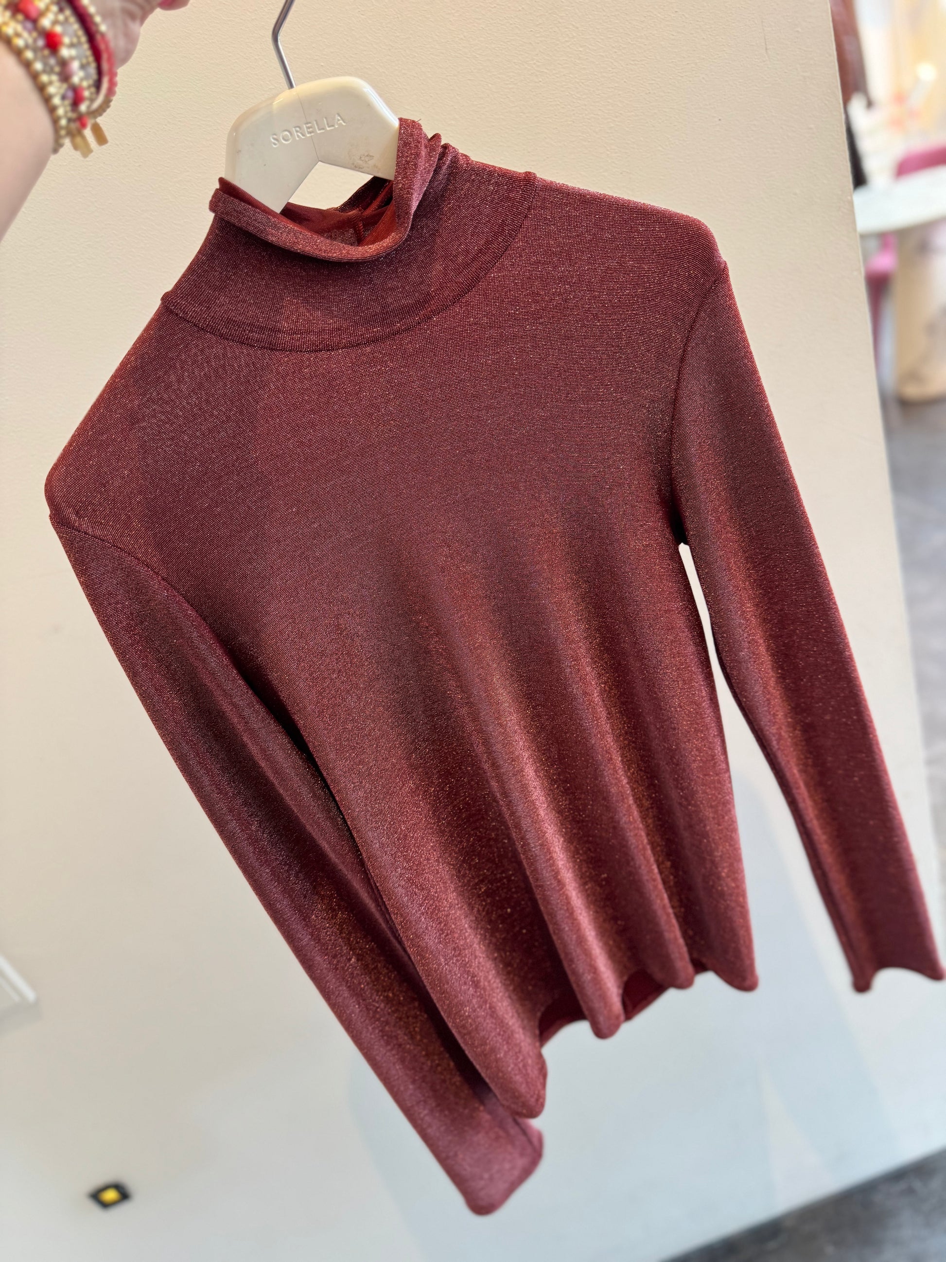 Turtleneck rosso