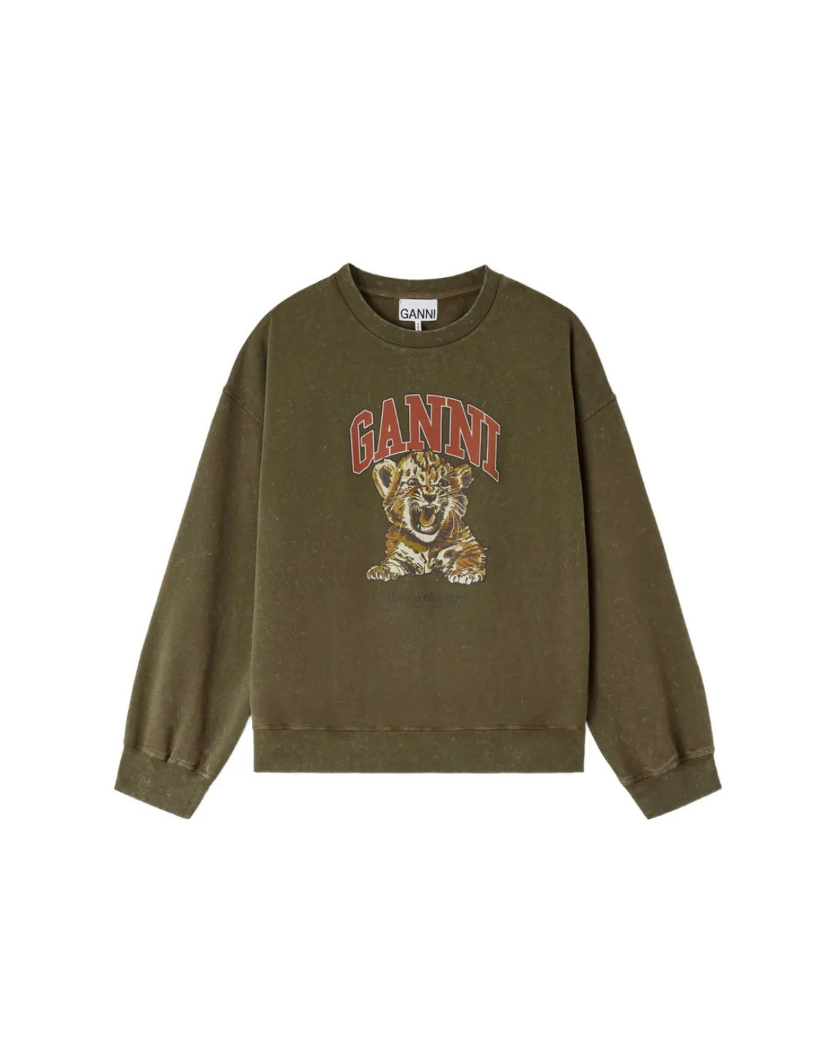 Sweater Isoli tiger military olive