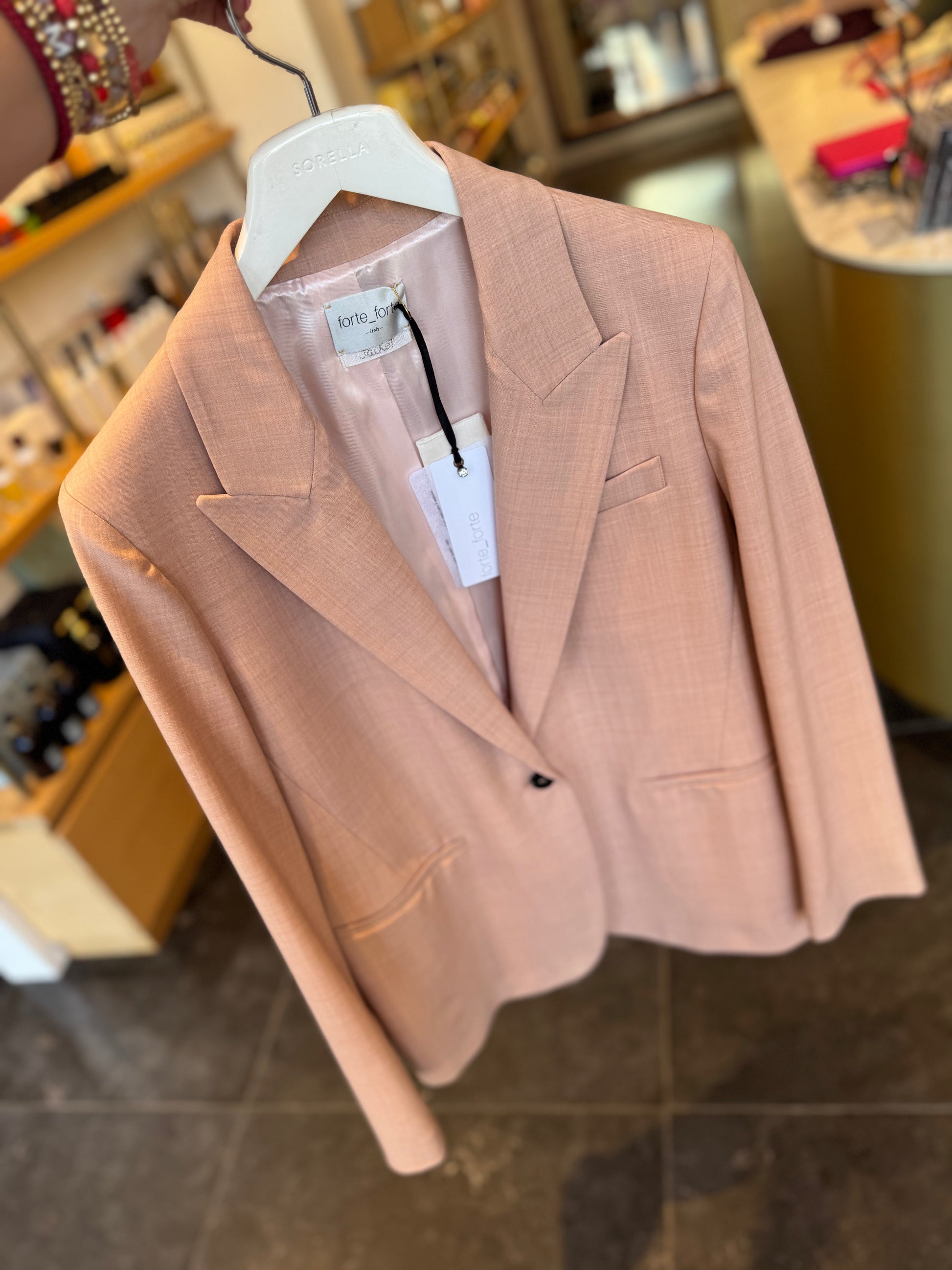 Blazer wool blend canvas phard