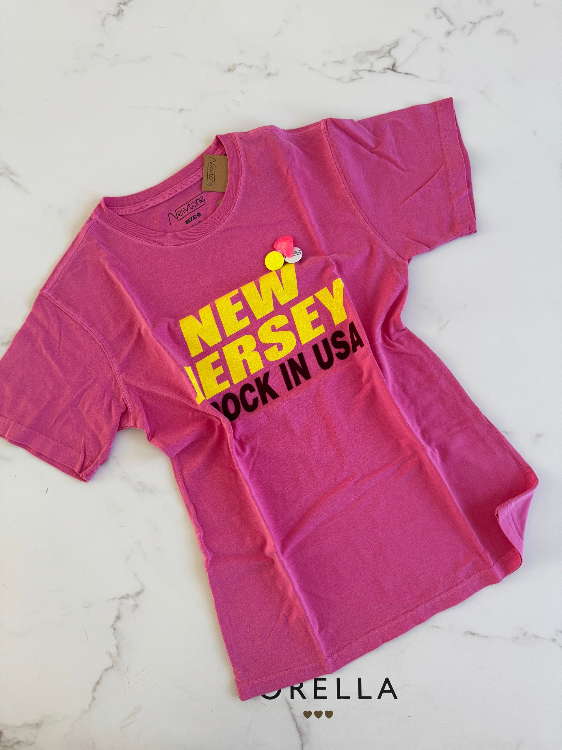 Tee trucker pink  New Jersey