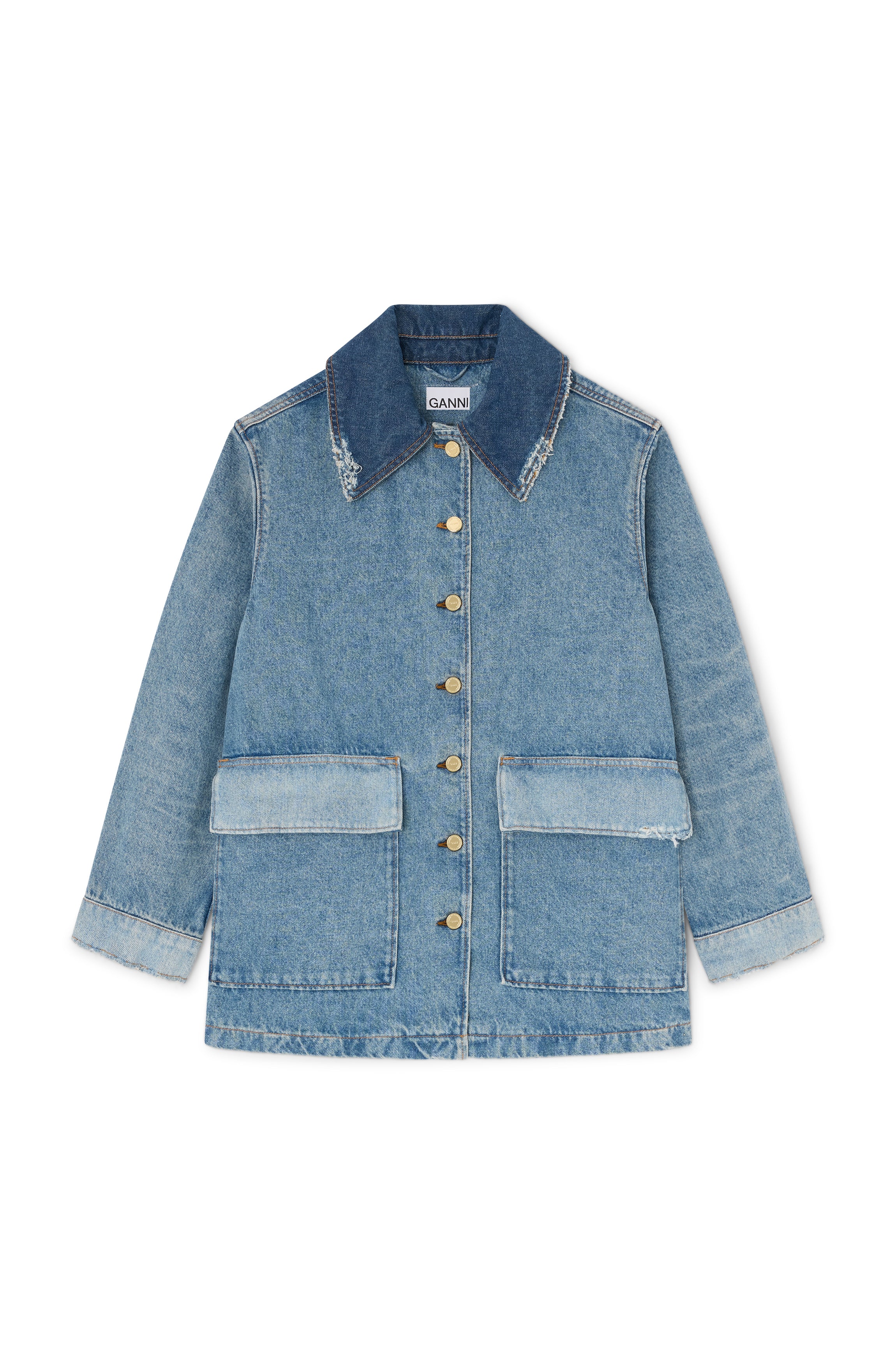 Image of Jacket denim patchwork