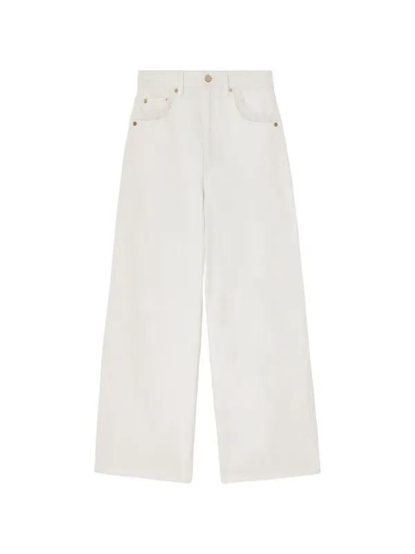 Pants Lari white lace denim