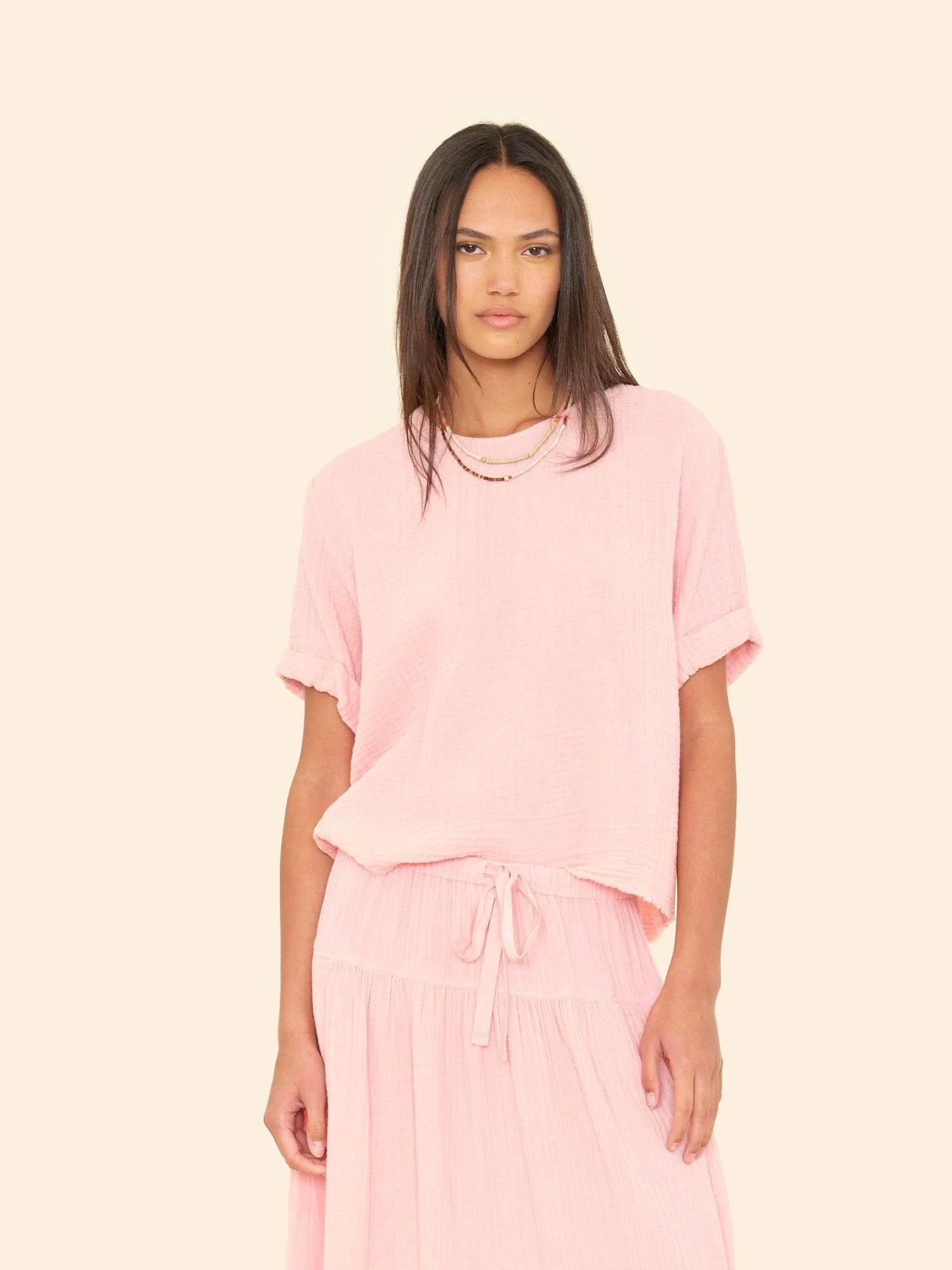 Top Carson pink rose