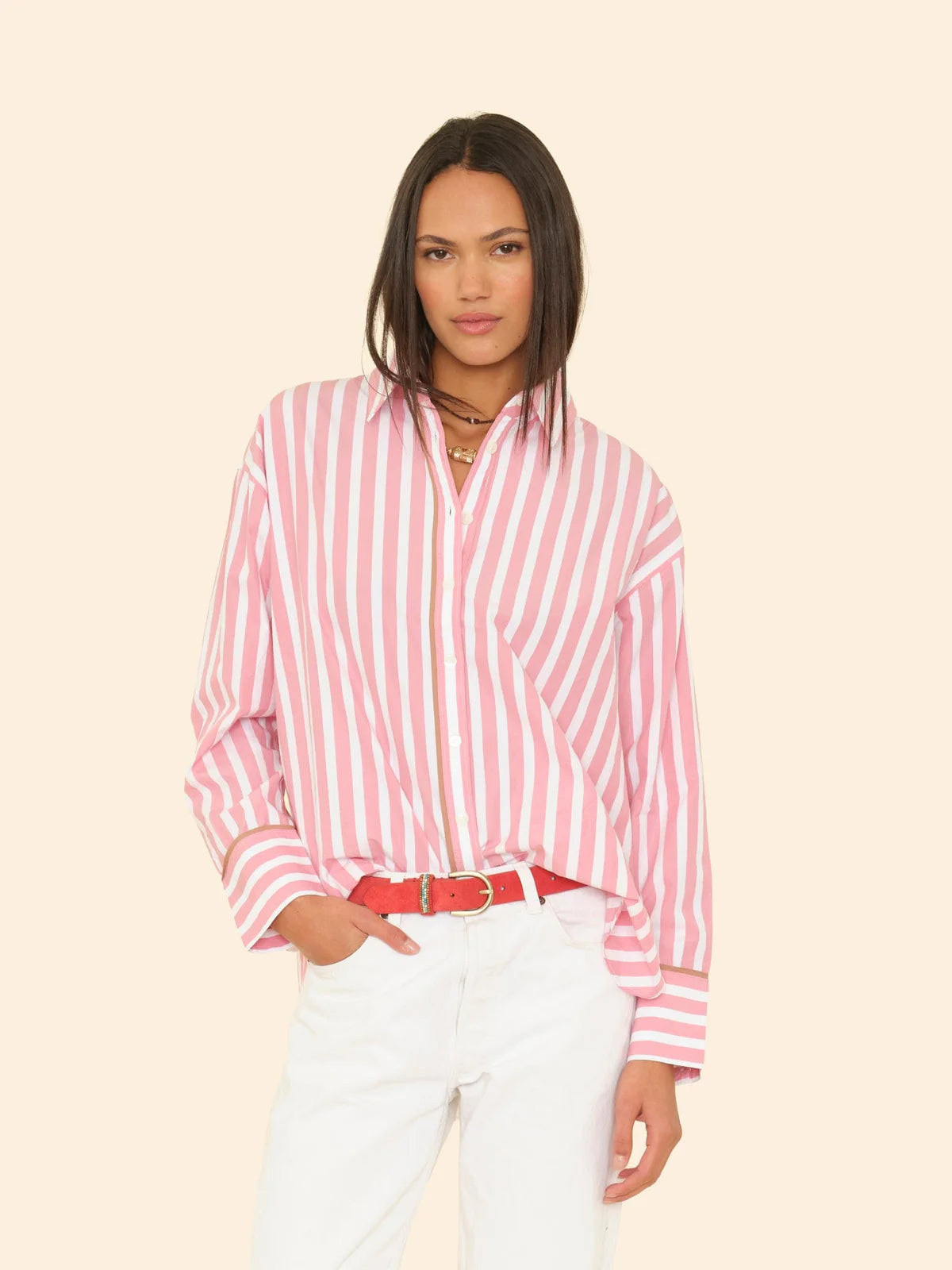 Blouse Gillian rosebud stripe
