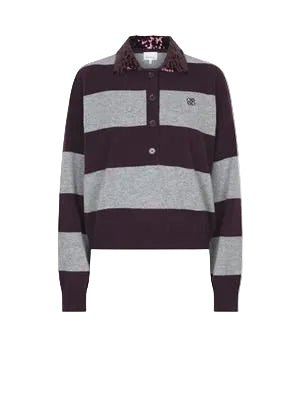 Sweater Brayden dark plum grey