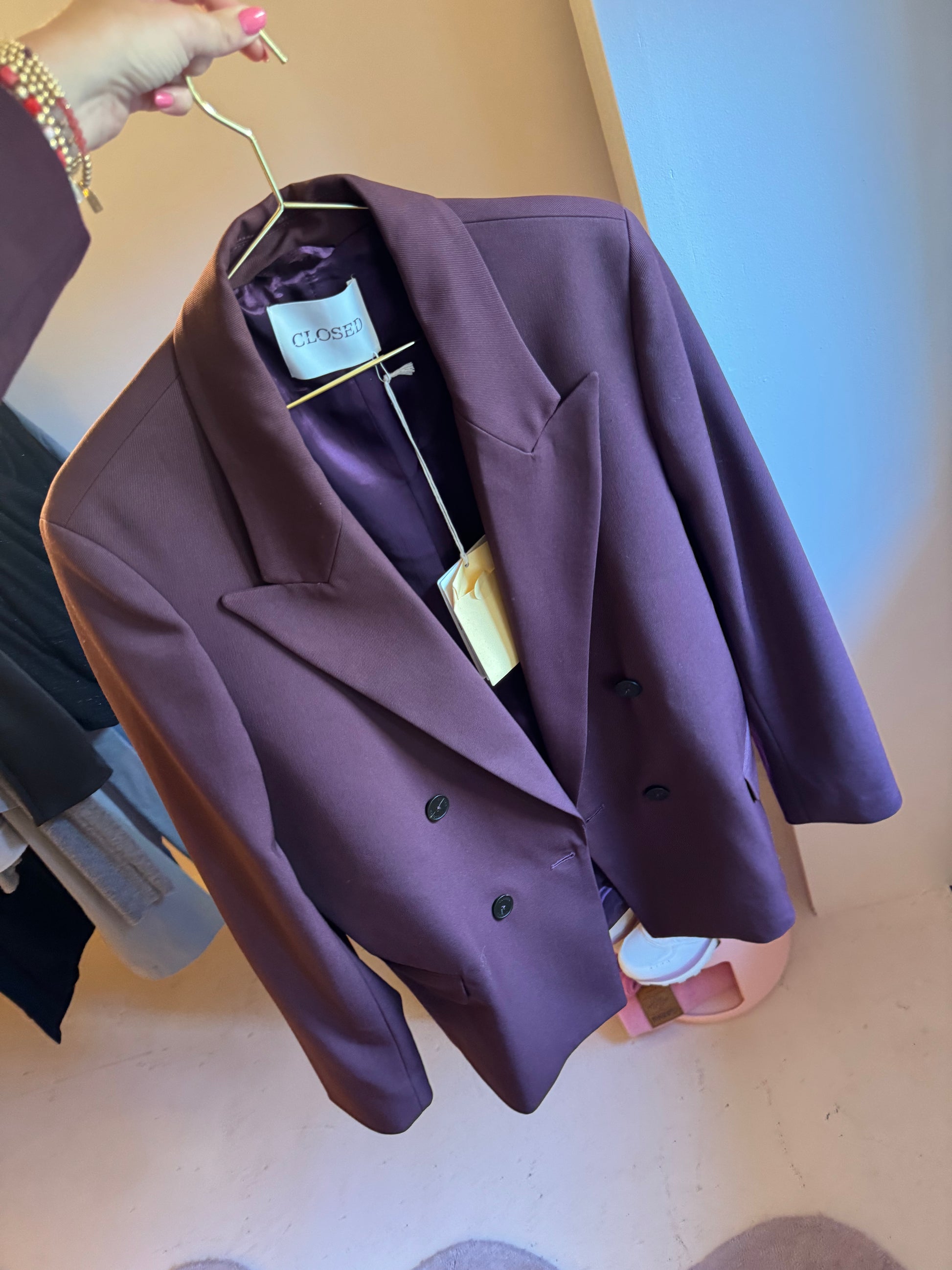 Blazer double burgundy