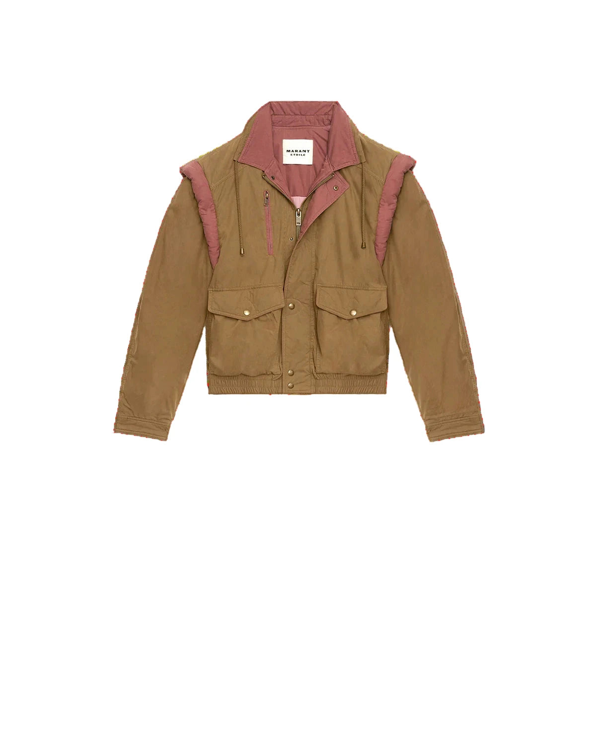 Jacket Desha khaki pink