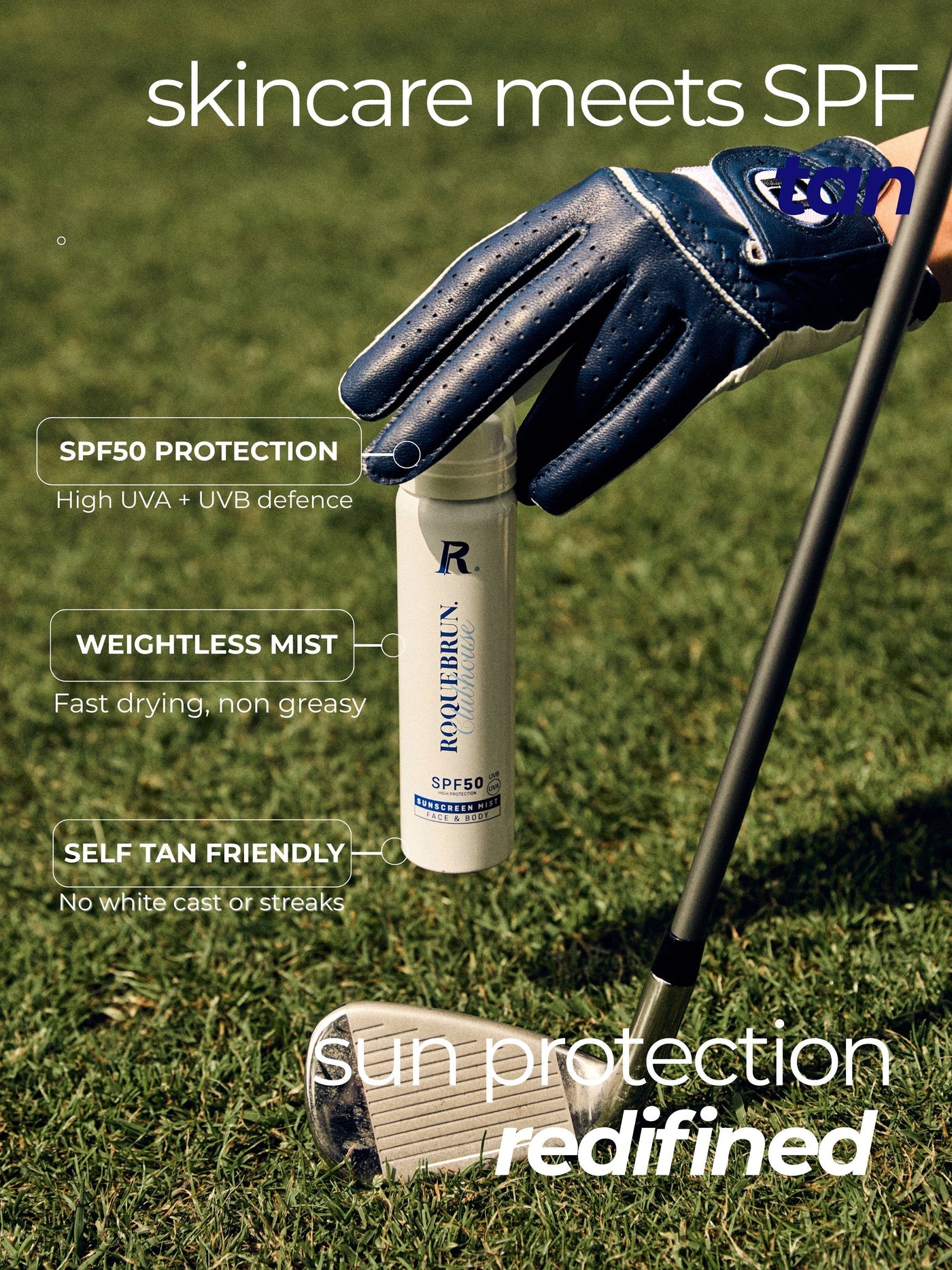 Face mist sunscreen SPF50