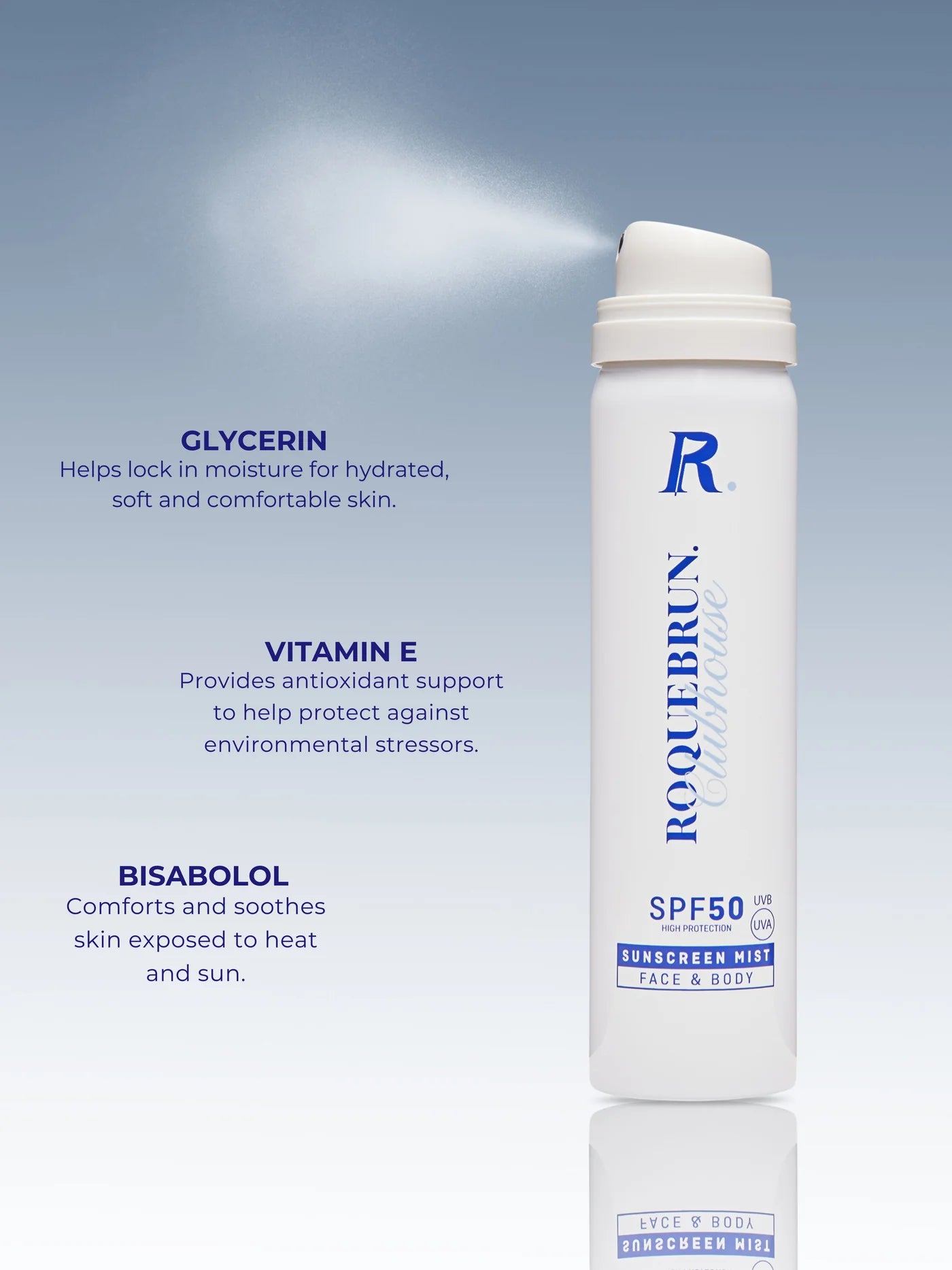 Image of Face mist sunscreen SPF50