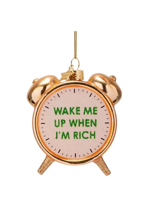 Kersthanger Clock wake me up