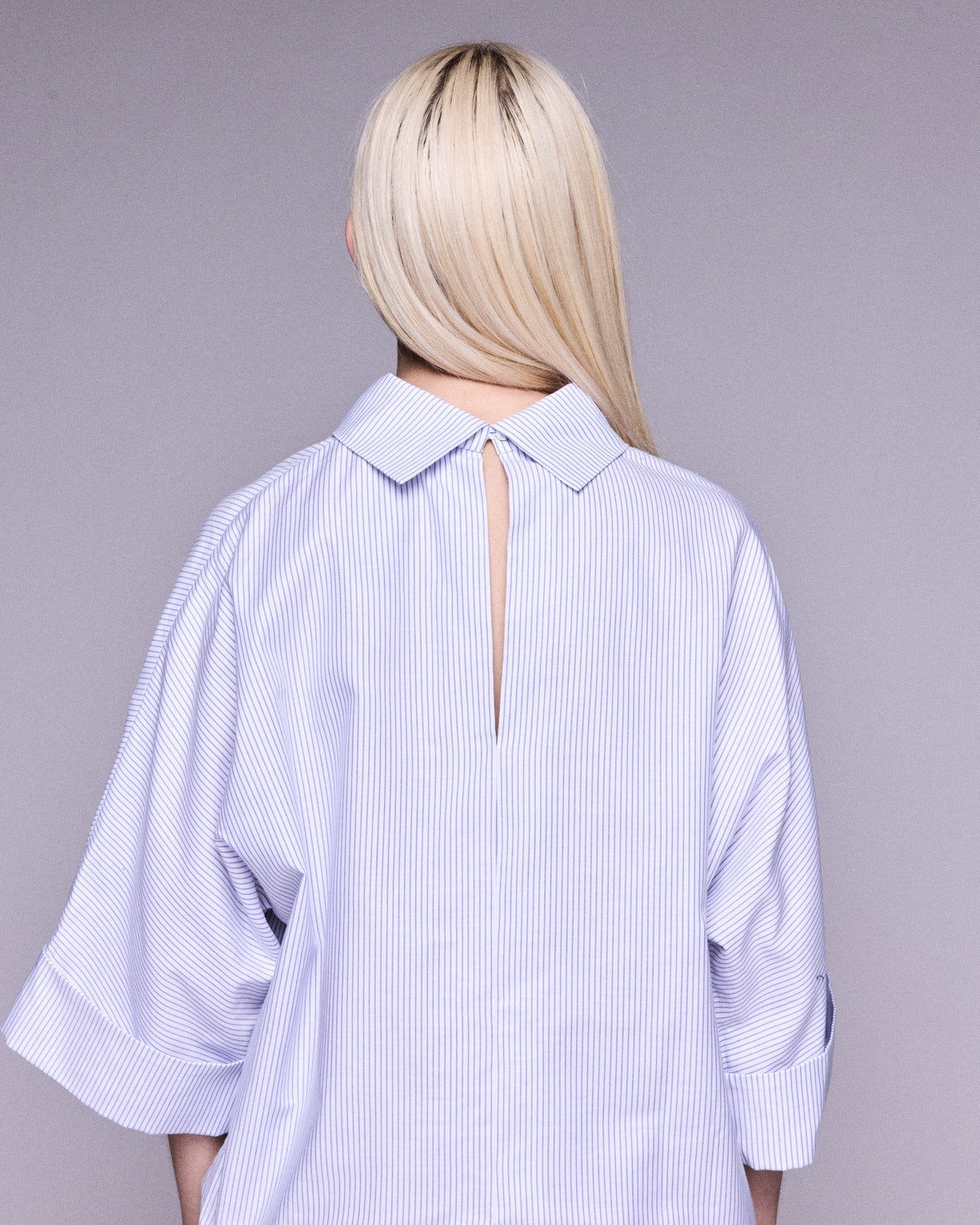 Blouse Stella white/blue