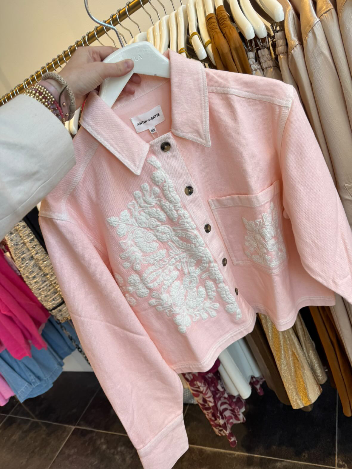 Blouse/jacket Adonis pink