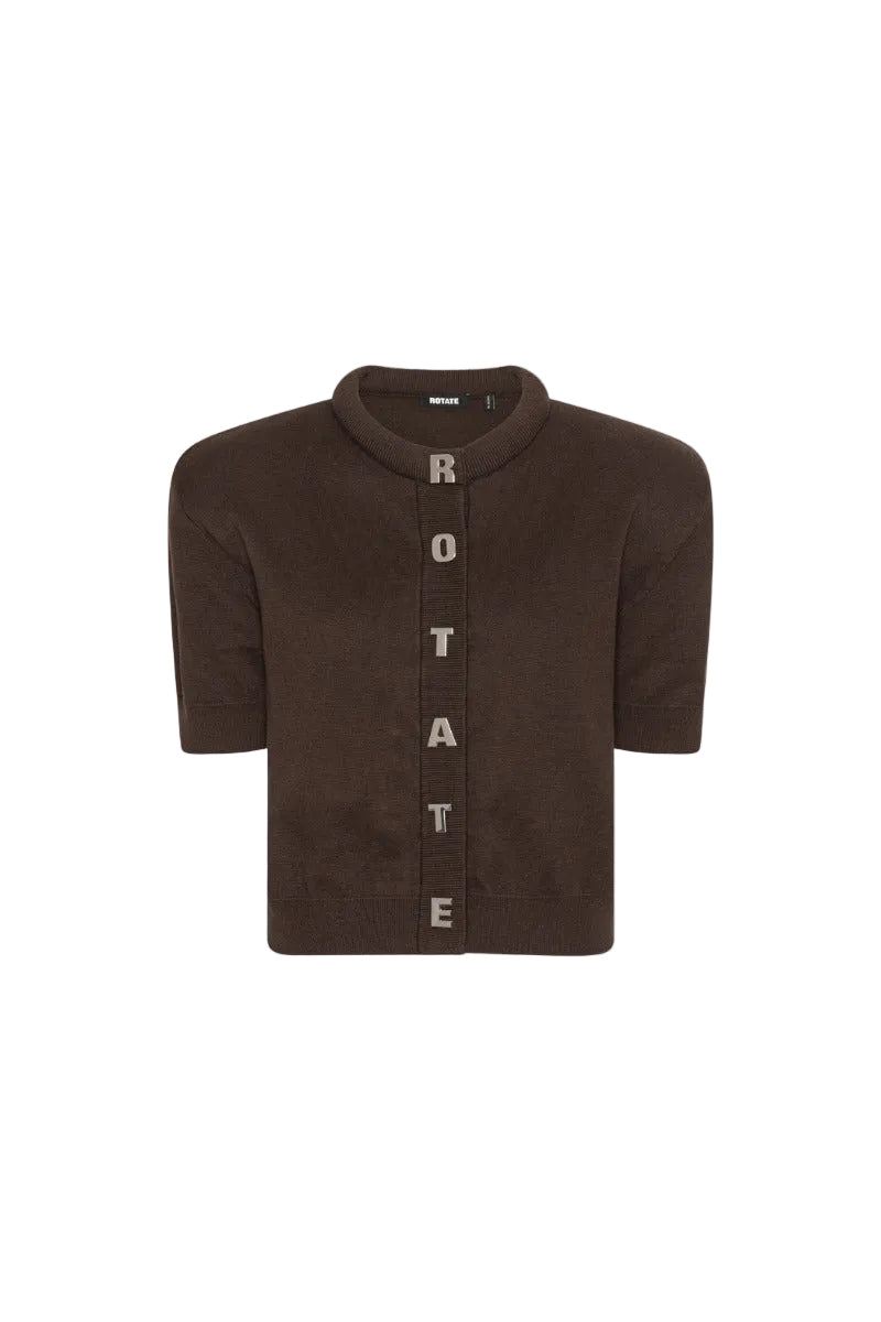 Knit Firm short sleeve brown