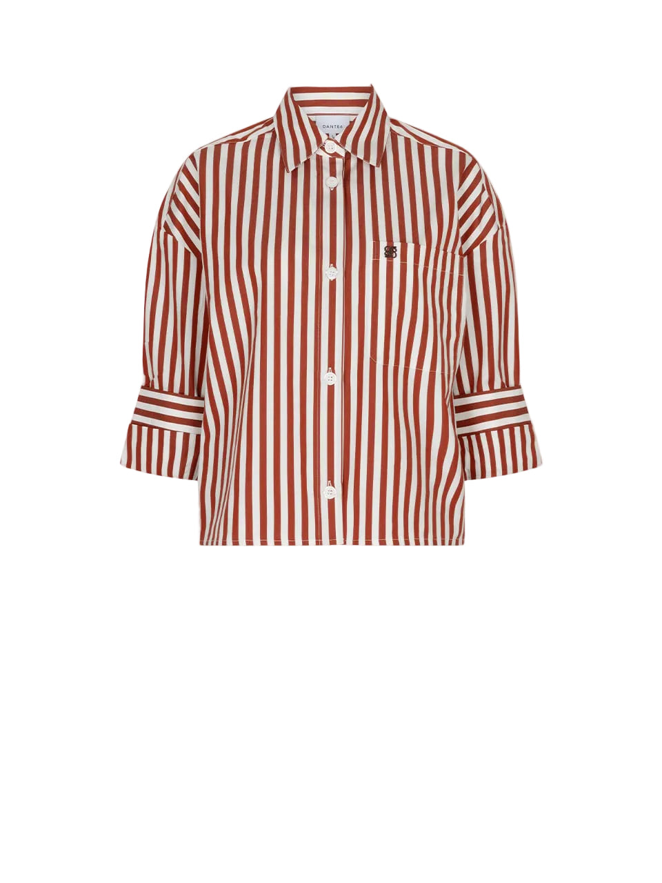 Image of Blouse Gabe striped roasted pumpkin