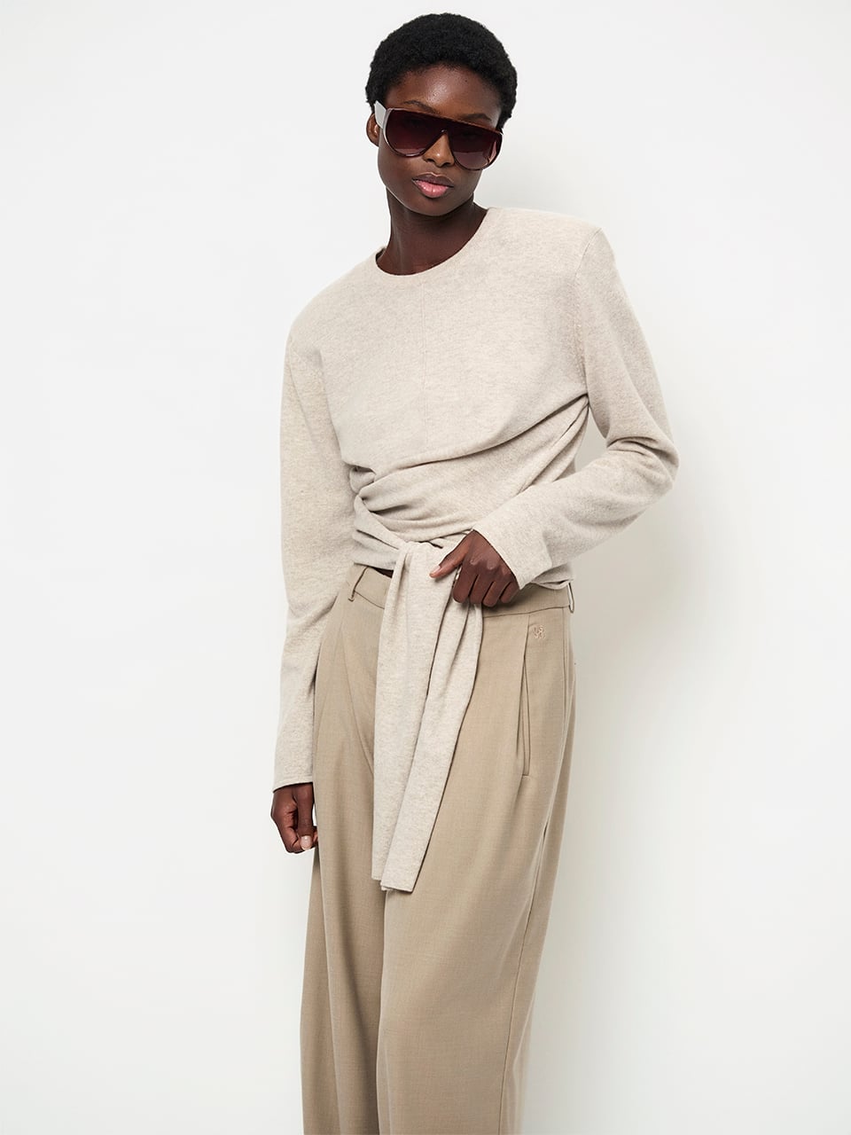 Image of Knit Benyo warm greige