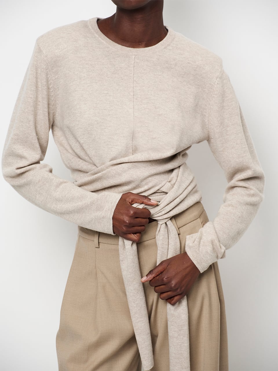 Image of Knit Benyo warm greige
