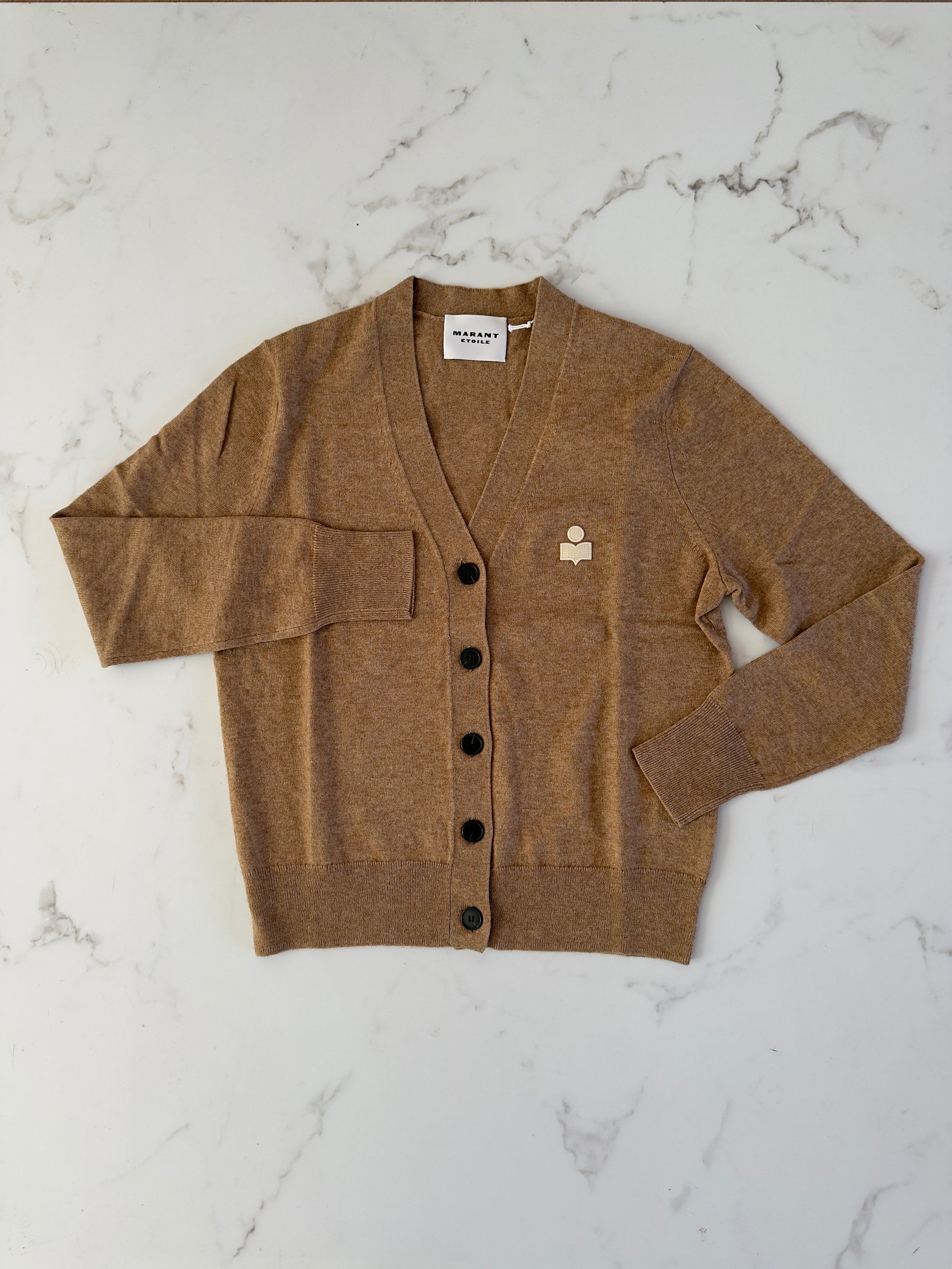 Knit/cardigan Karina camel