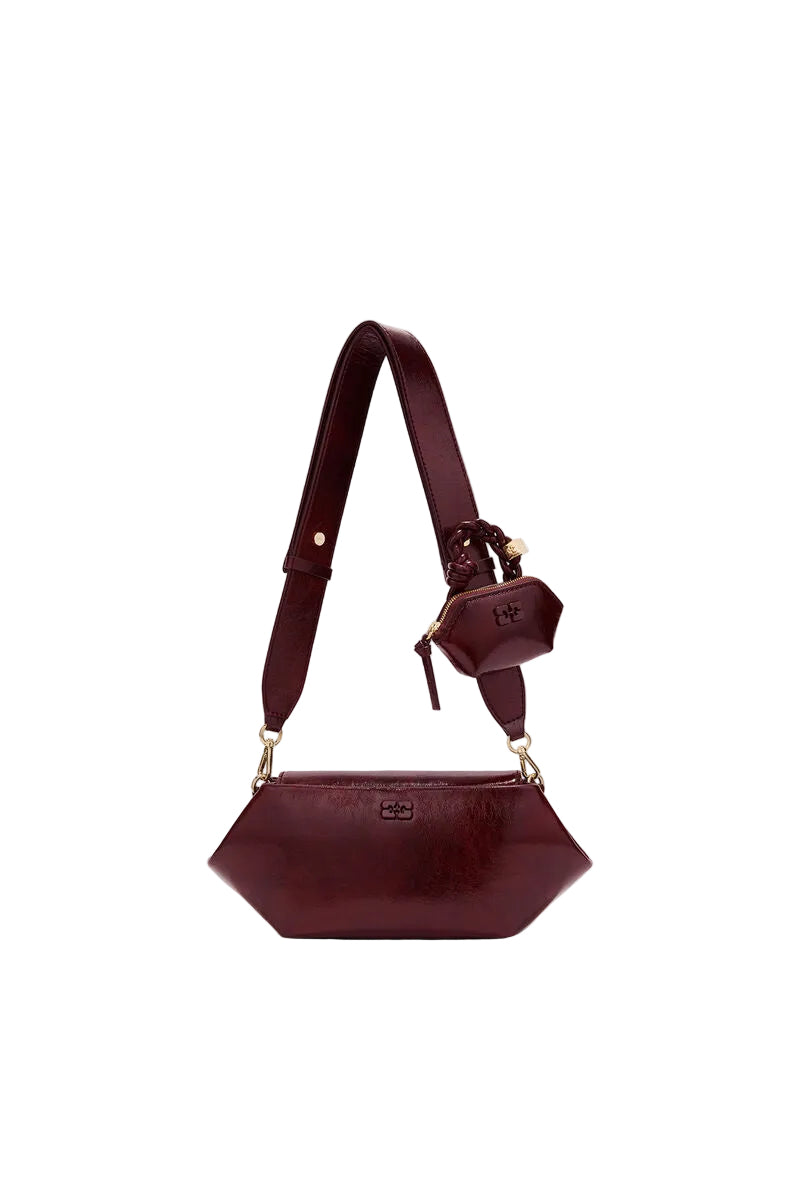 Bag Bou burgundy deep shine