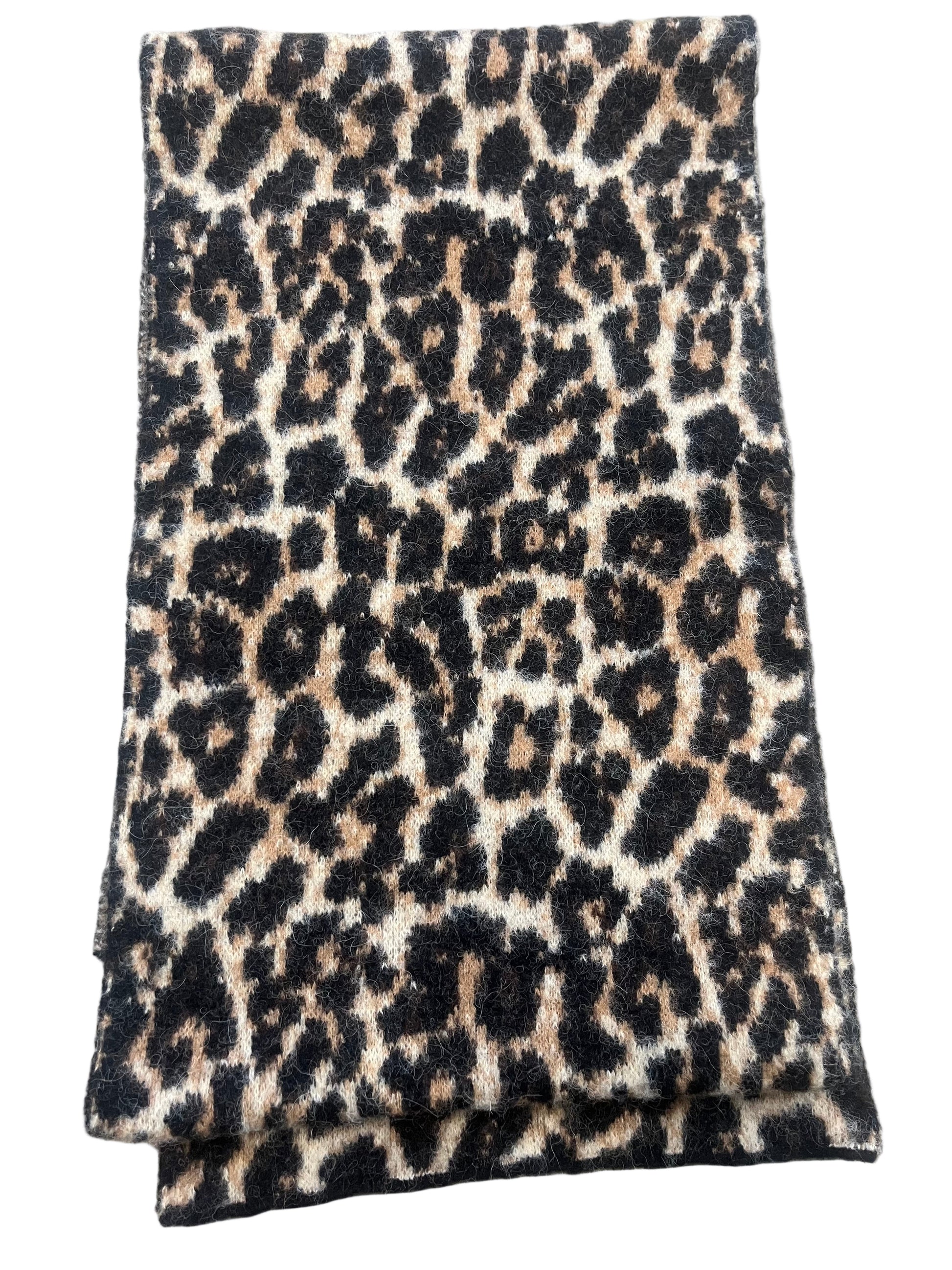 Scarf Hannah black/brown leopard