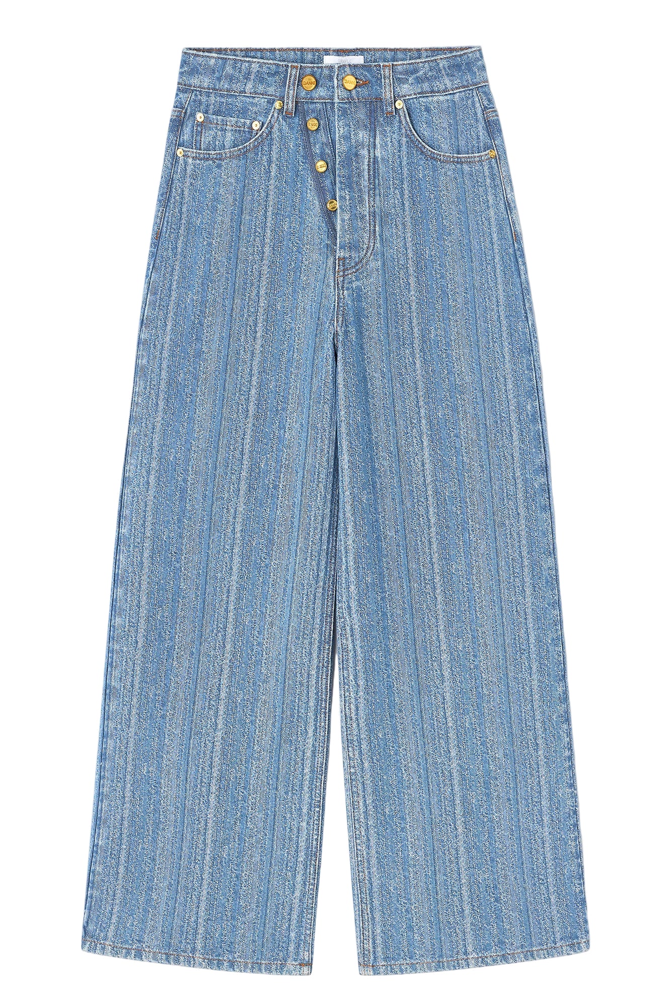 Jeans denim double structure